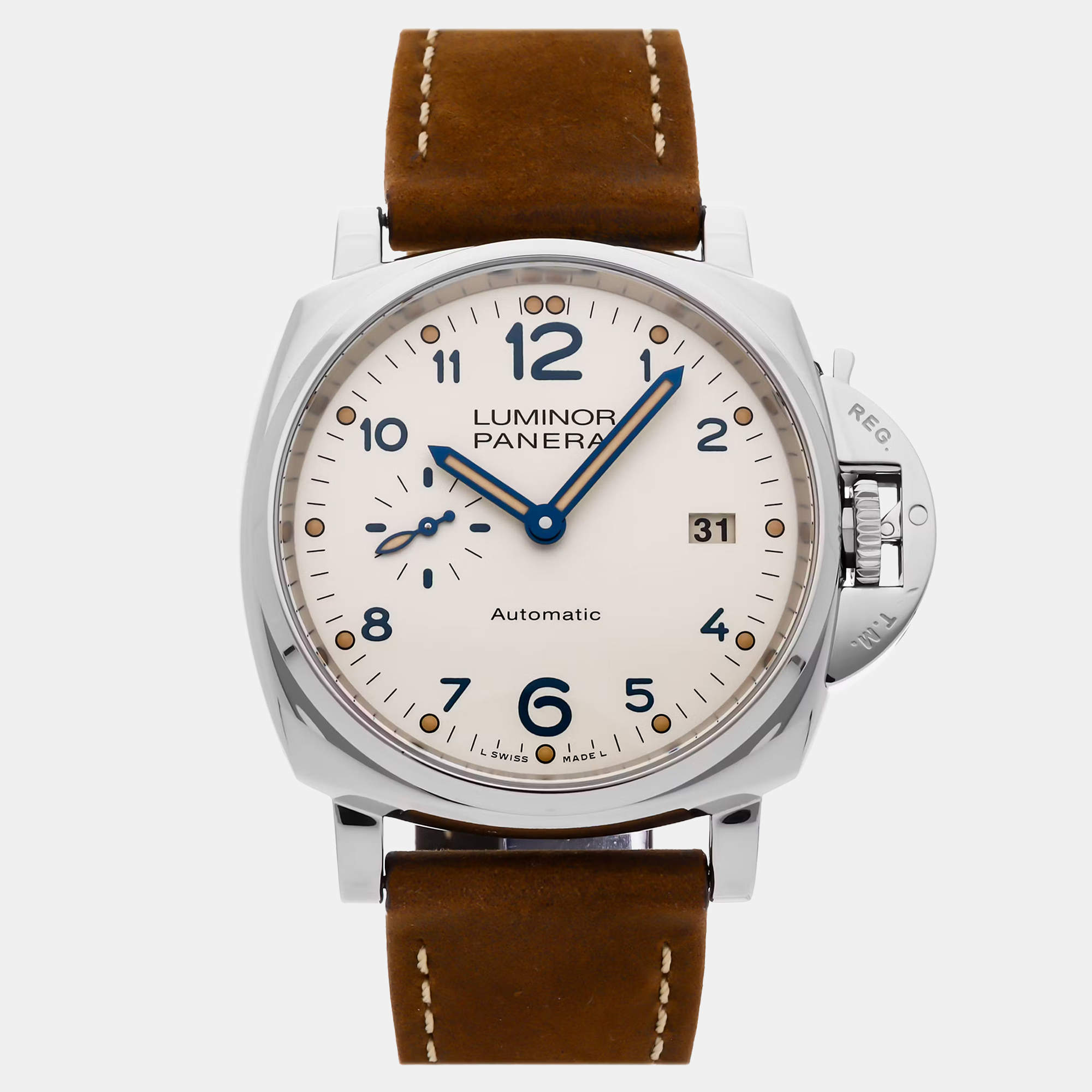 Pre Owned Pre-Owned Panerai Luminor Due 3 Days PAM 906 Automatic   Men's Watch 42 mm