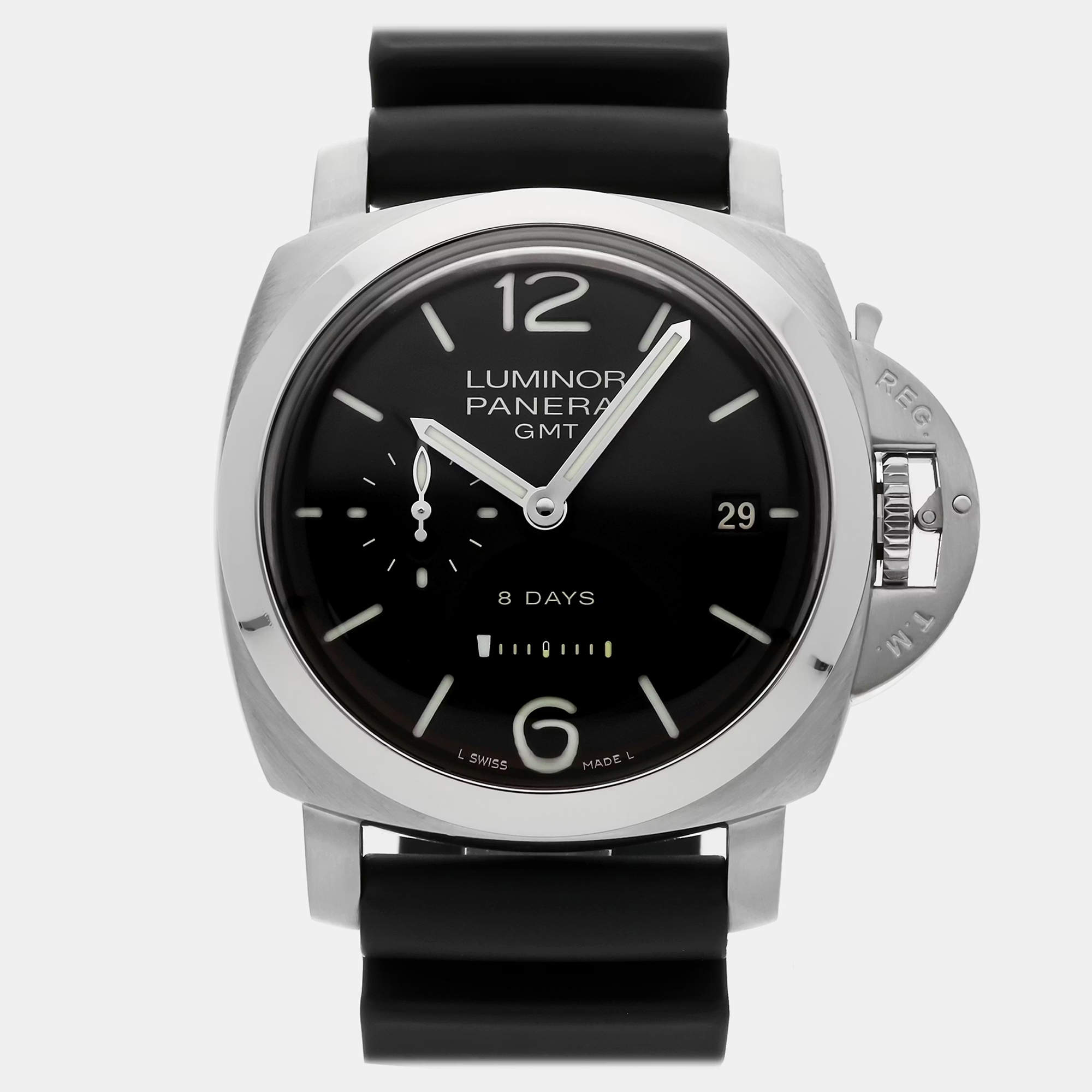 مملوكة مسبقًا Pre-Owned Panerai Luminor 1950 8 Days PAM 233 Manual Winding 44 mm