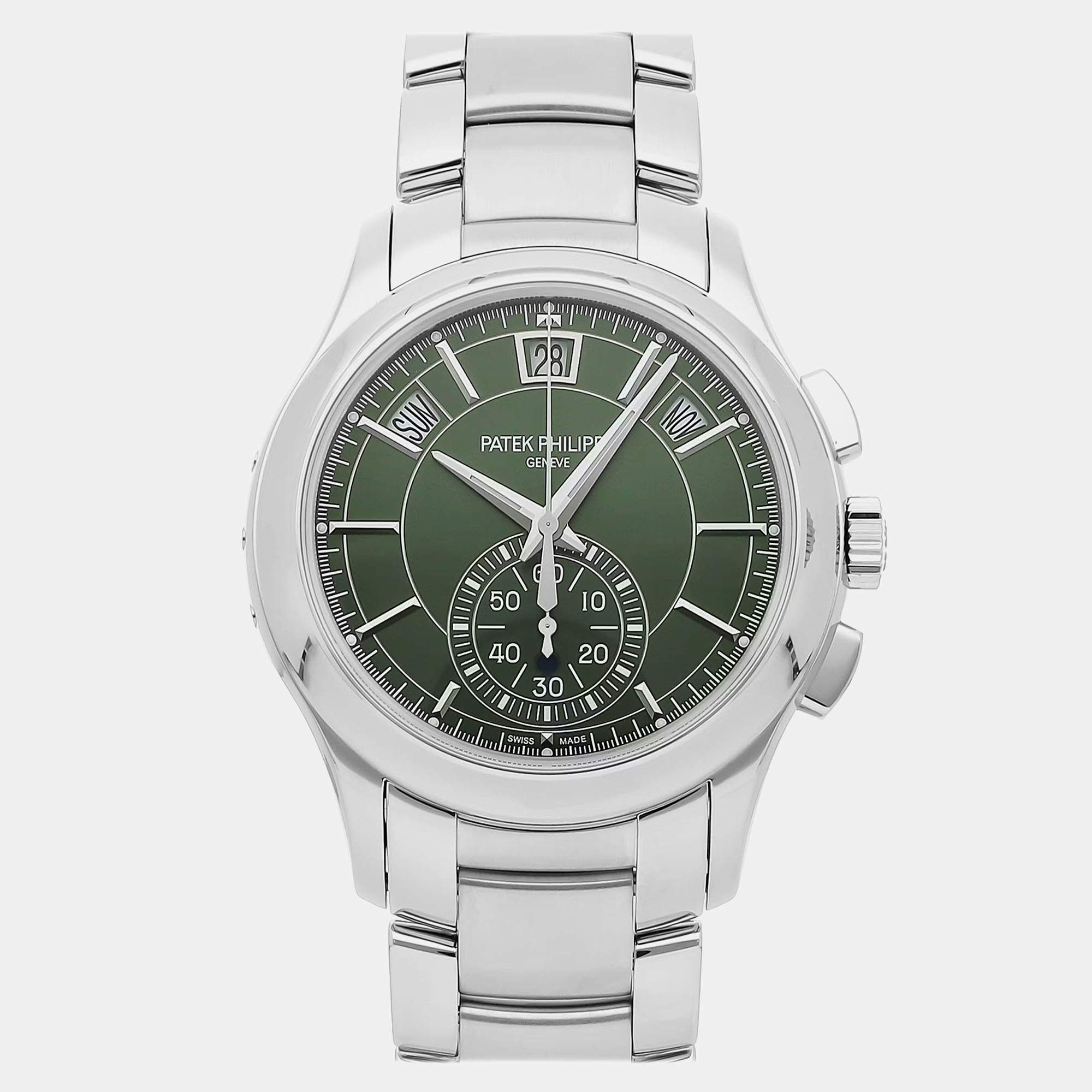 Patek Philippe Complications Flyback Chronograph Annual Calendar Men's Wristwatch 42MM