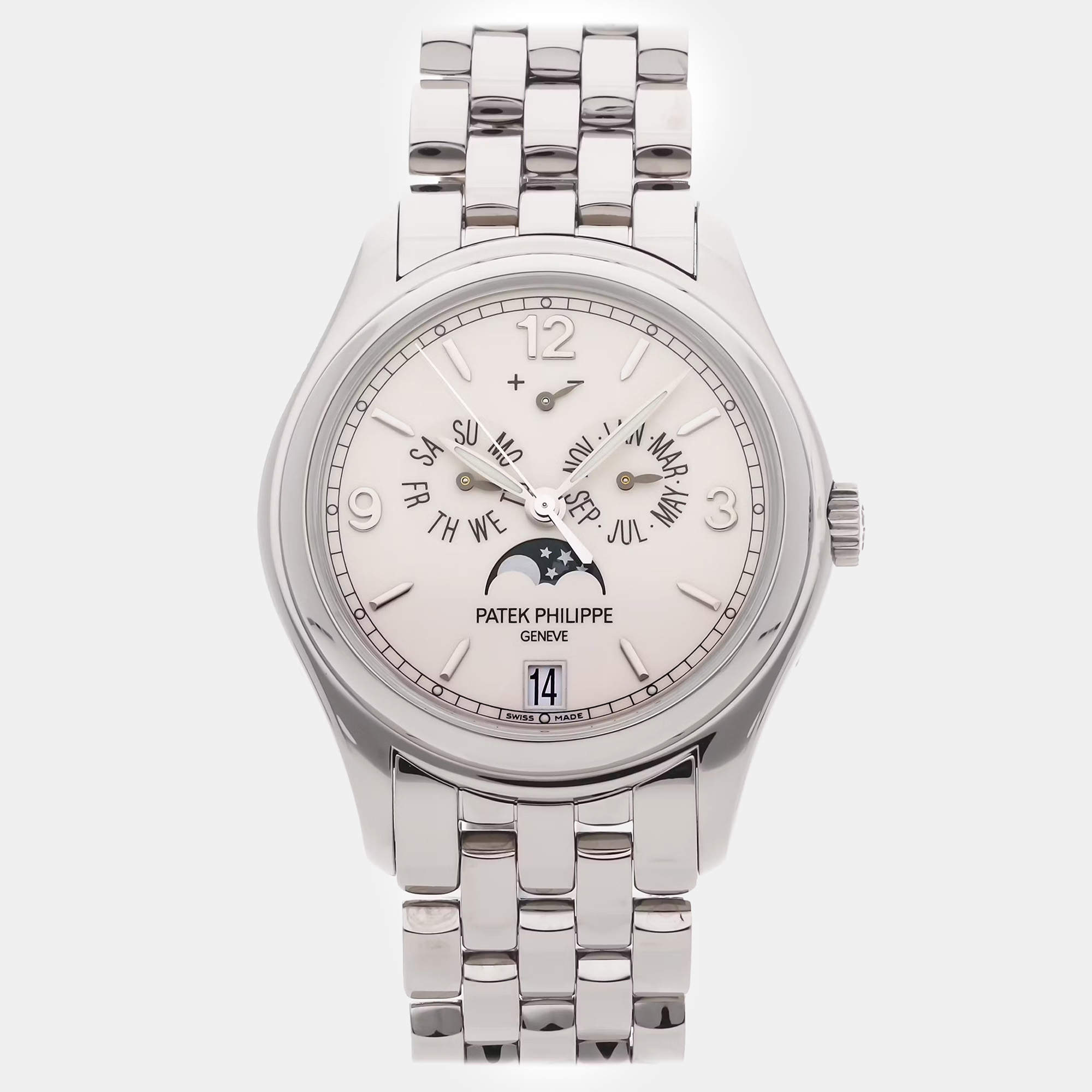 Pre-Owned Patek Philippe Complications Annual Calendar Moon Phases 5146/1G-001 39 mm