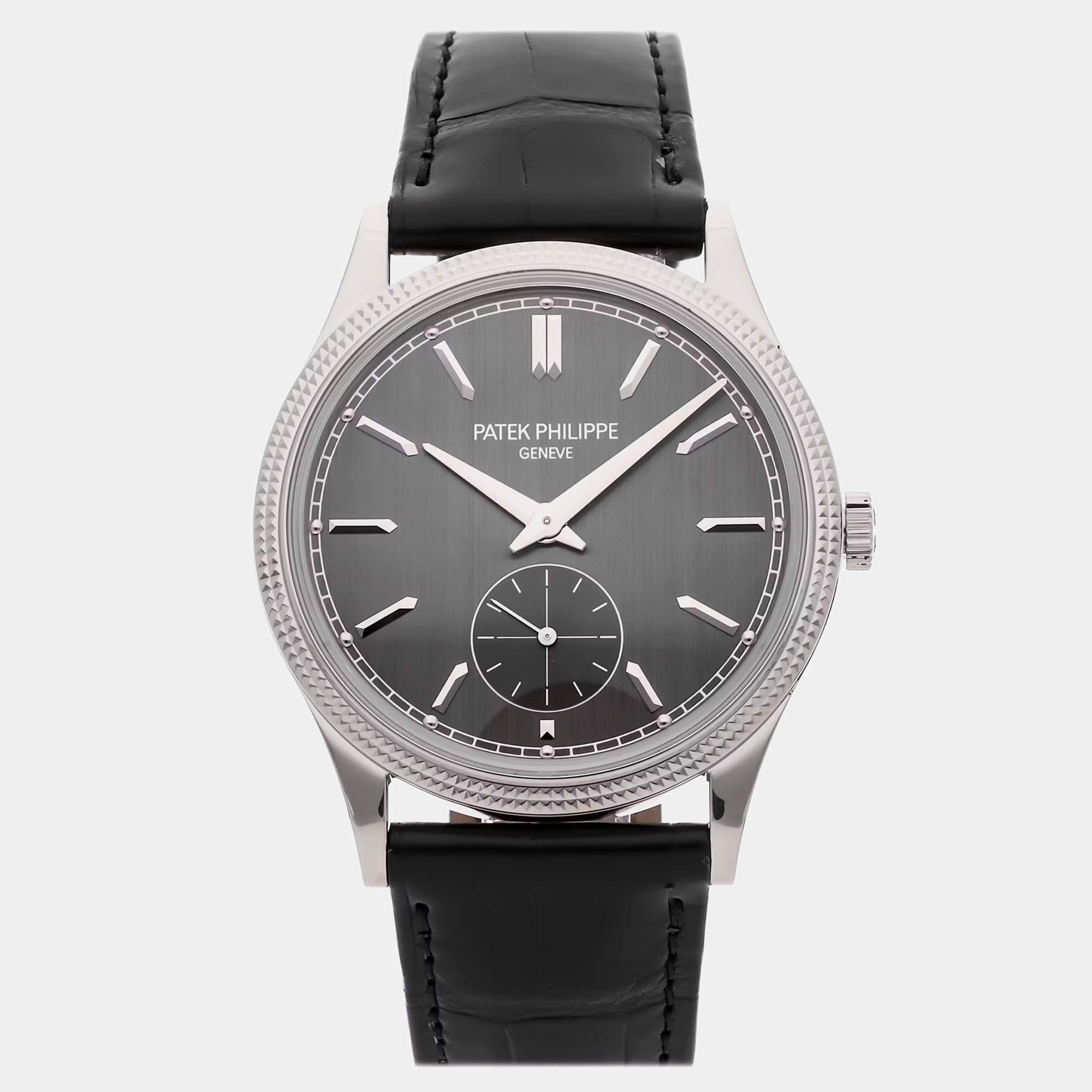 مملوكة مسبقًا ساعة يد رجالية باتيك فيليب كالاترافا 6119G-001 مستعملة