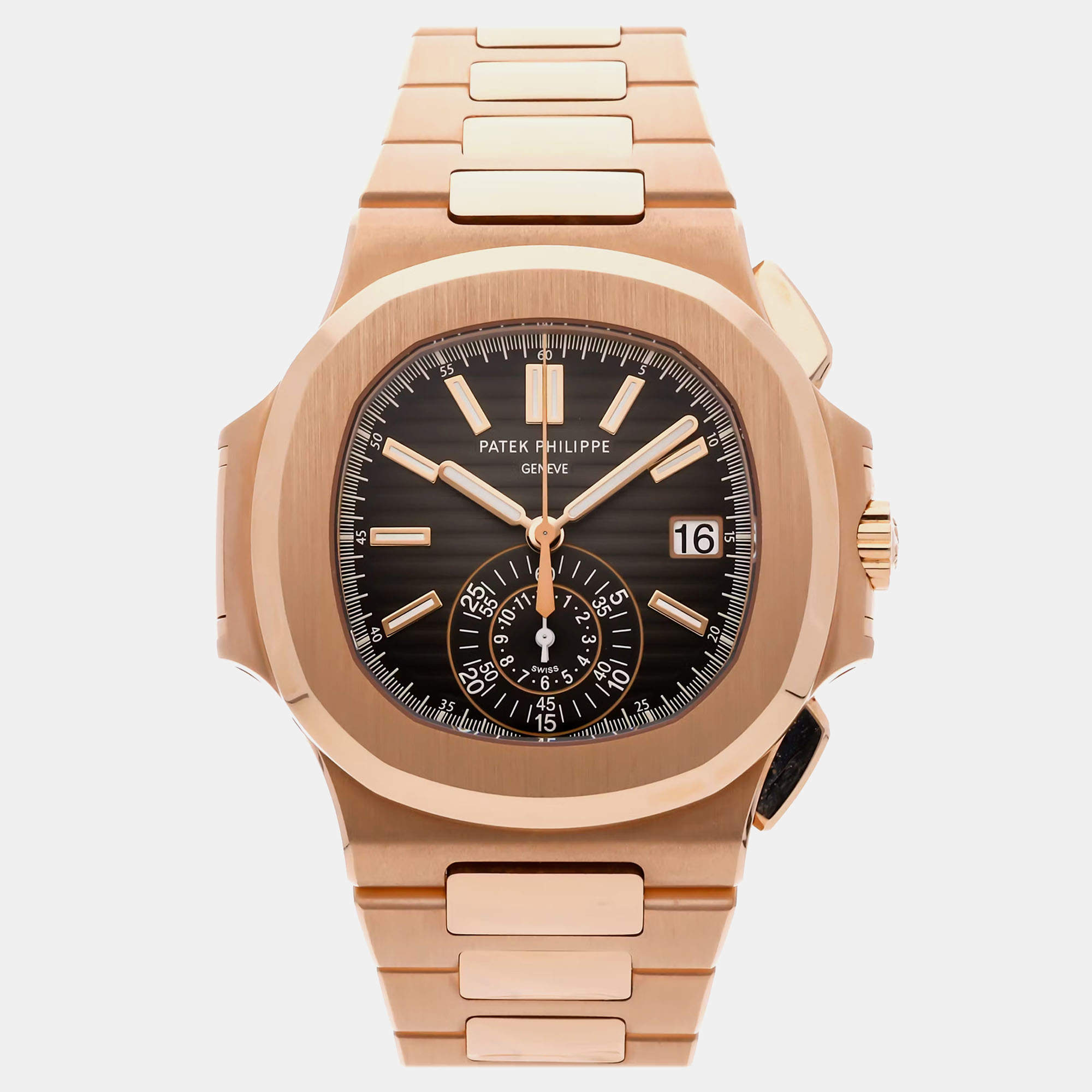 Pre Owned Pre-Owned Patek Philippe Nautilus Chronograph 5980/1R-001 40.5 mm