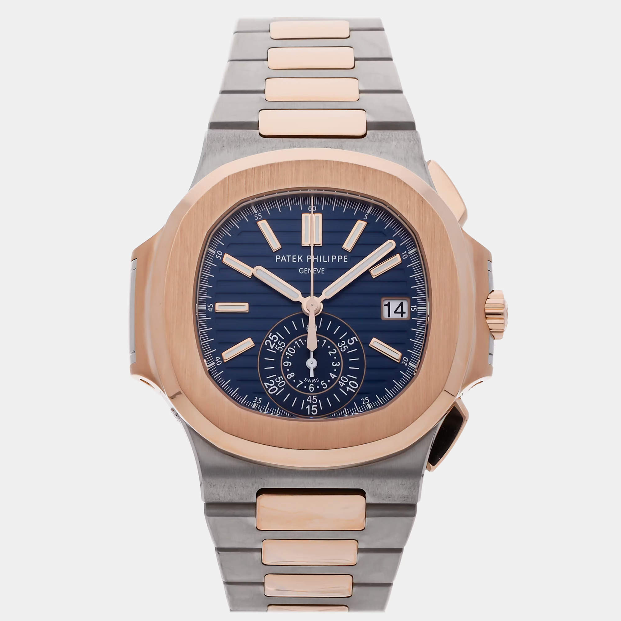 Pre Owned Pre-Owned Patek Philippe Nautilus Chronograph 5980/1AR-001 Automatic  Men's Watch 40 mm