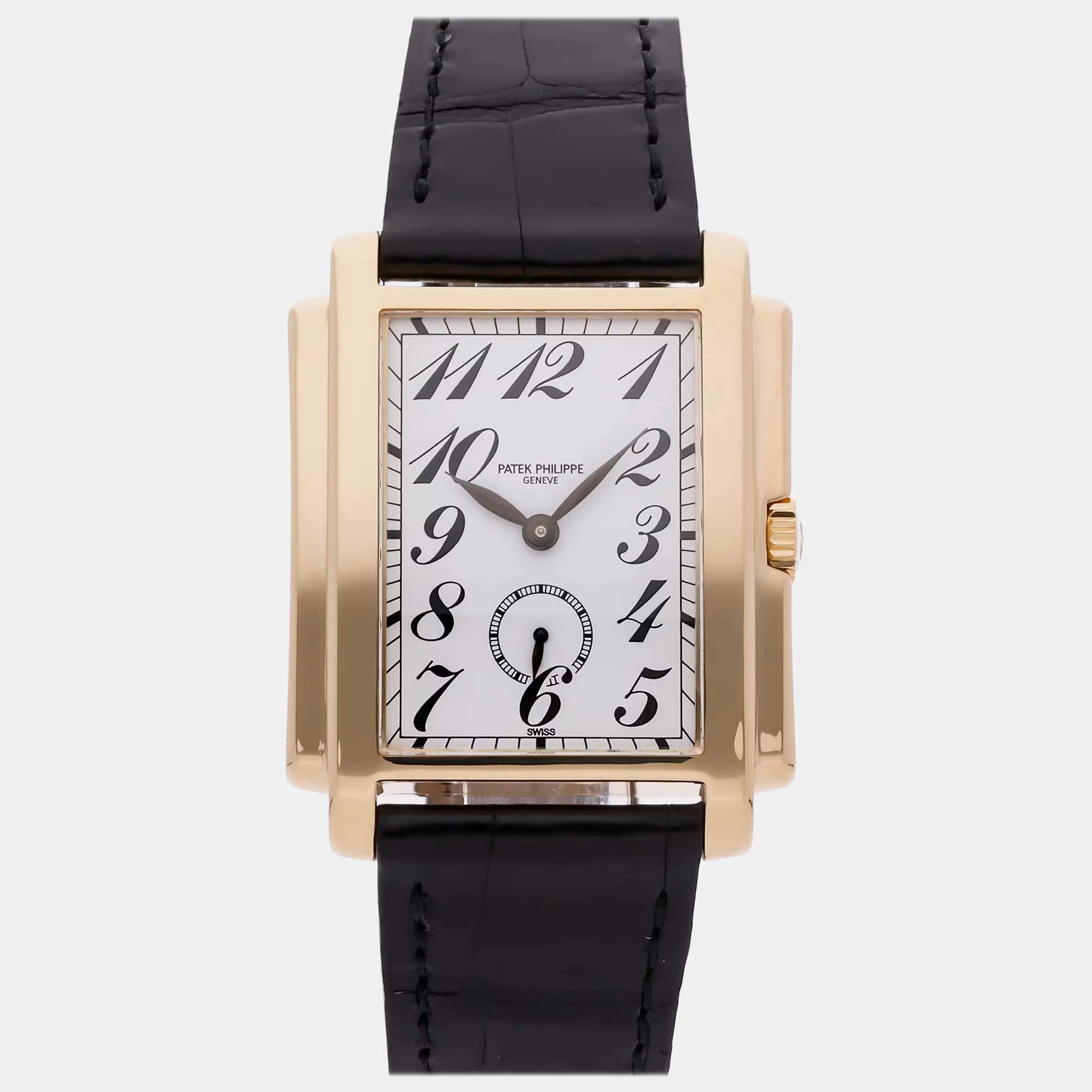 Pre Owned Pre-Owned Patek Philippe Gondolo 5024J-001 30 mm x 37 mm