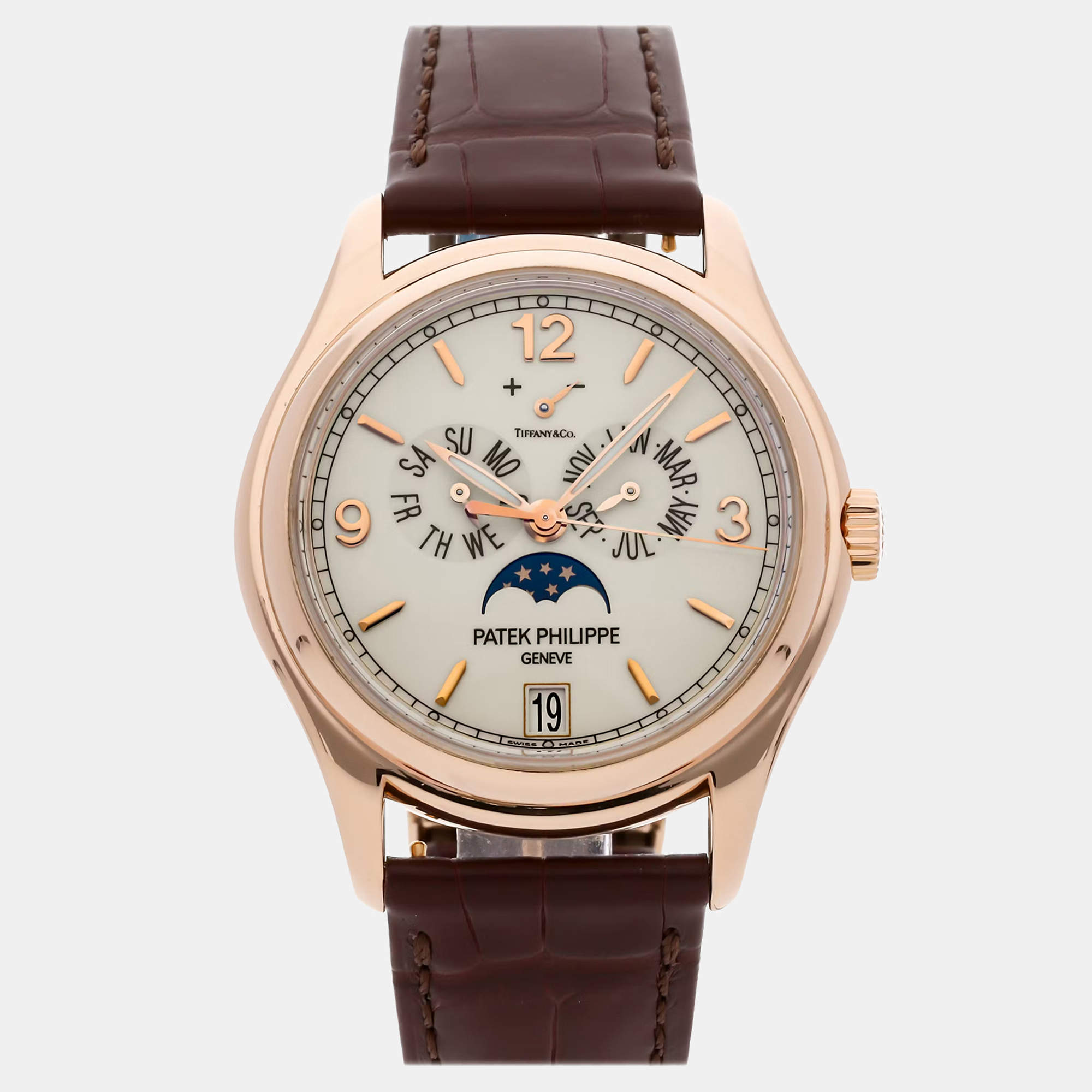 مملوكة مسبقًا Pre-Owned Patek Philippe Complications Annual Calendar Moon Phases 5146R-001 Automatic 39 mm