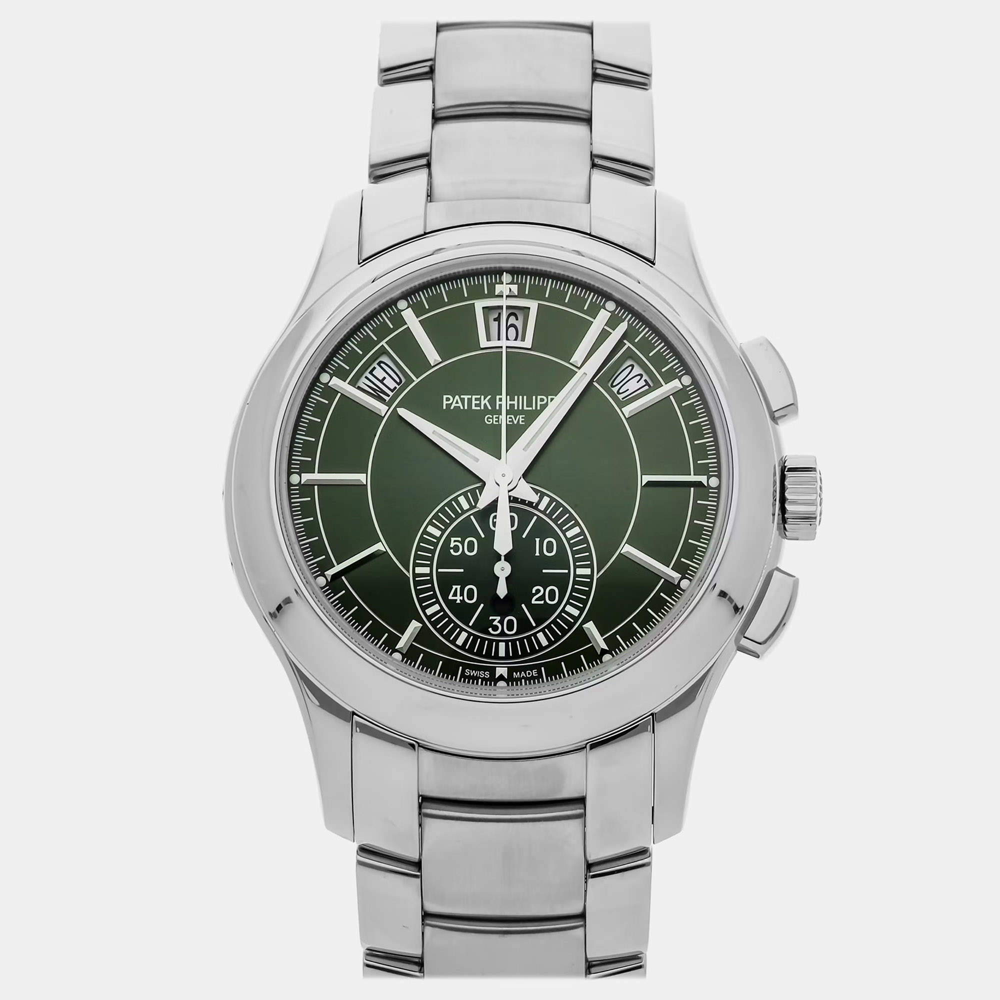 Patek Philippe Complications Flyback 5905/1A-001 Green Stainless Steel Watches