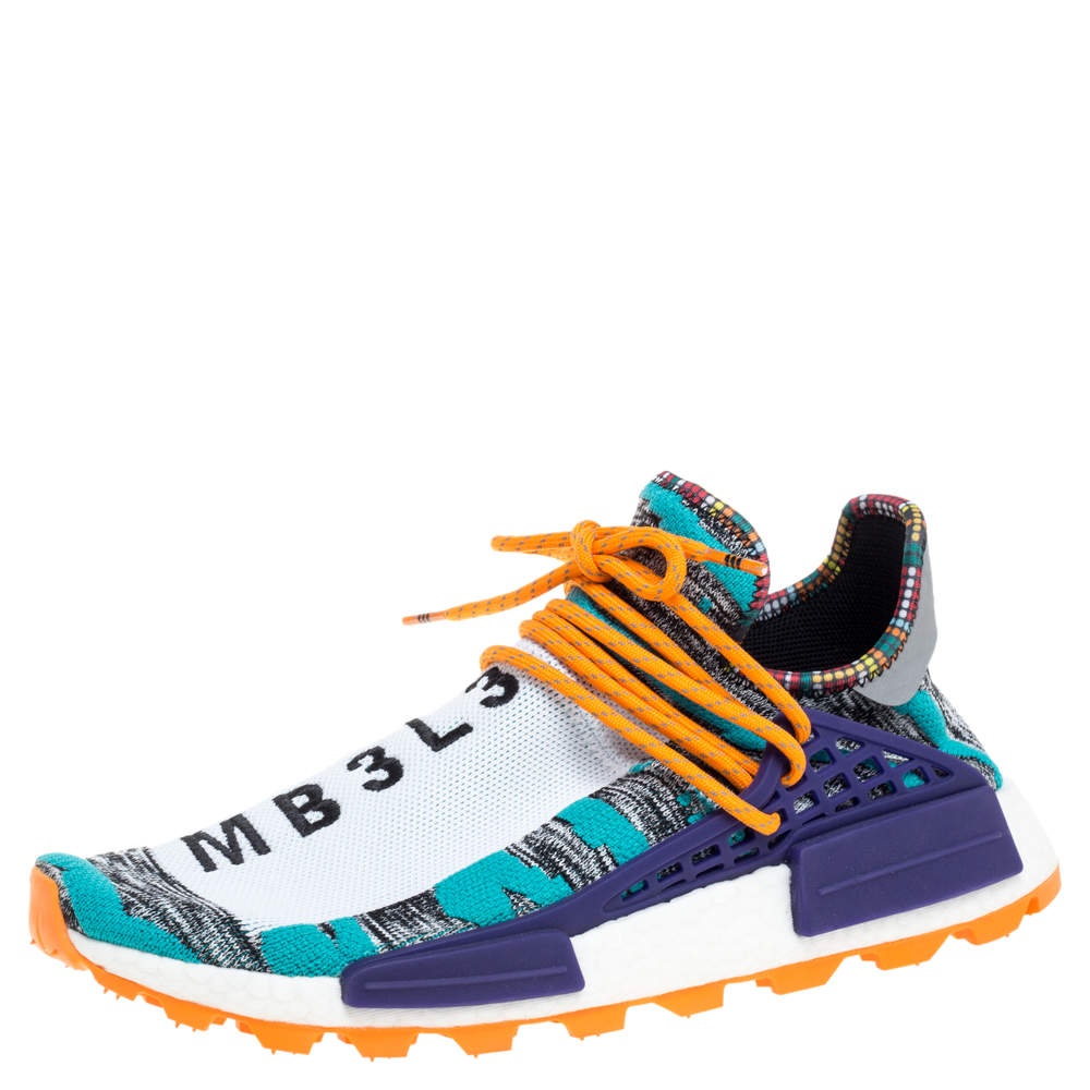 Pharrell Williams x Adidas Multicolor Fabric Solar HU NMD Solar Pack - M1L3L3 Sneakers Size 45.5