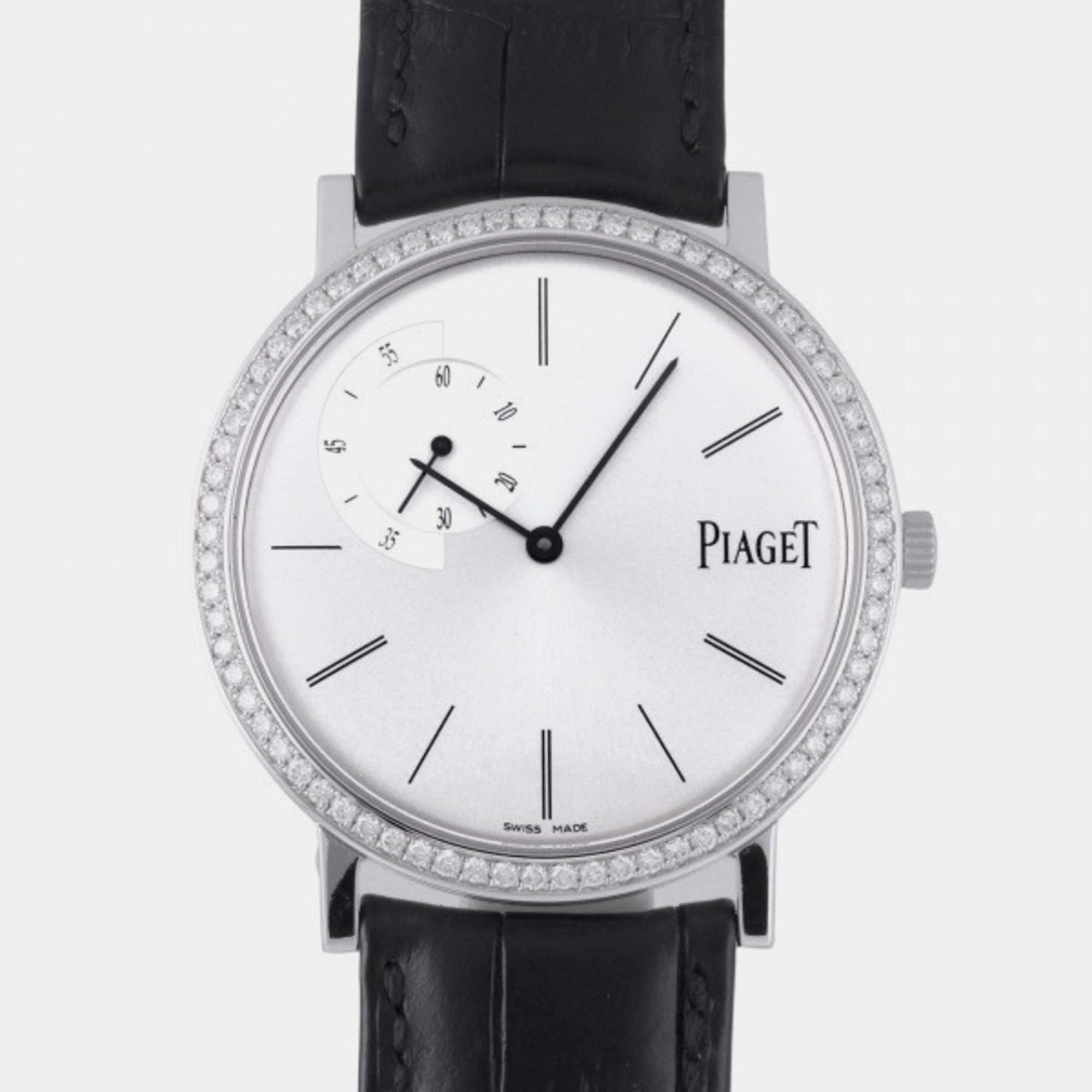 Piaget White 18k White Gold Altiplano GOA35118 Manual Winding