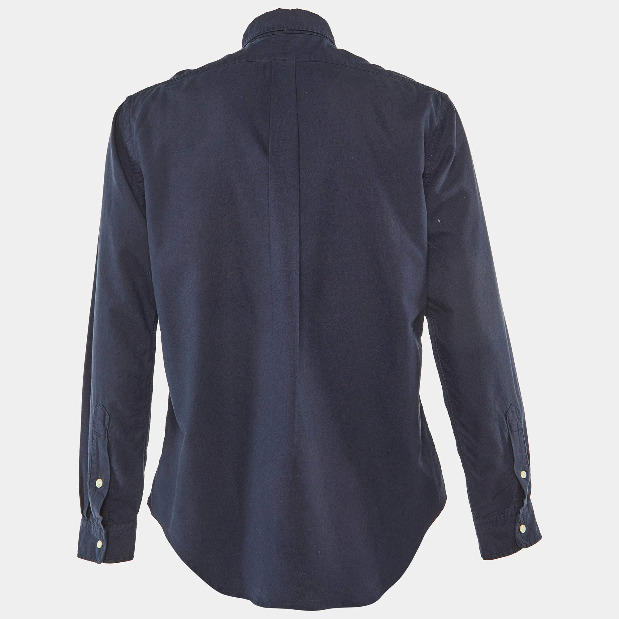 Alexander McQueen Blue Cotton Harness Shirt M Alexander