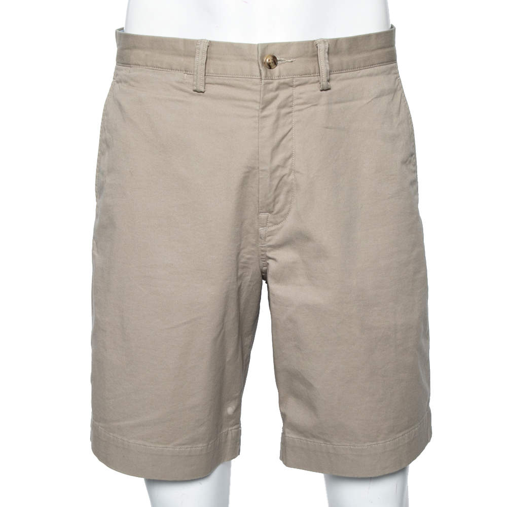 Pre Owned شورت بولو رالف لورين قطن بيج بقصة مستقيمة مقاس كبير - لارج