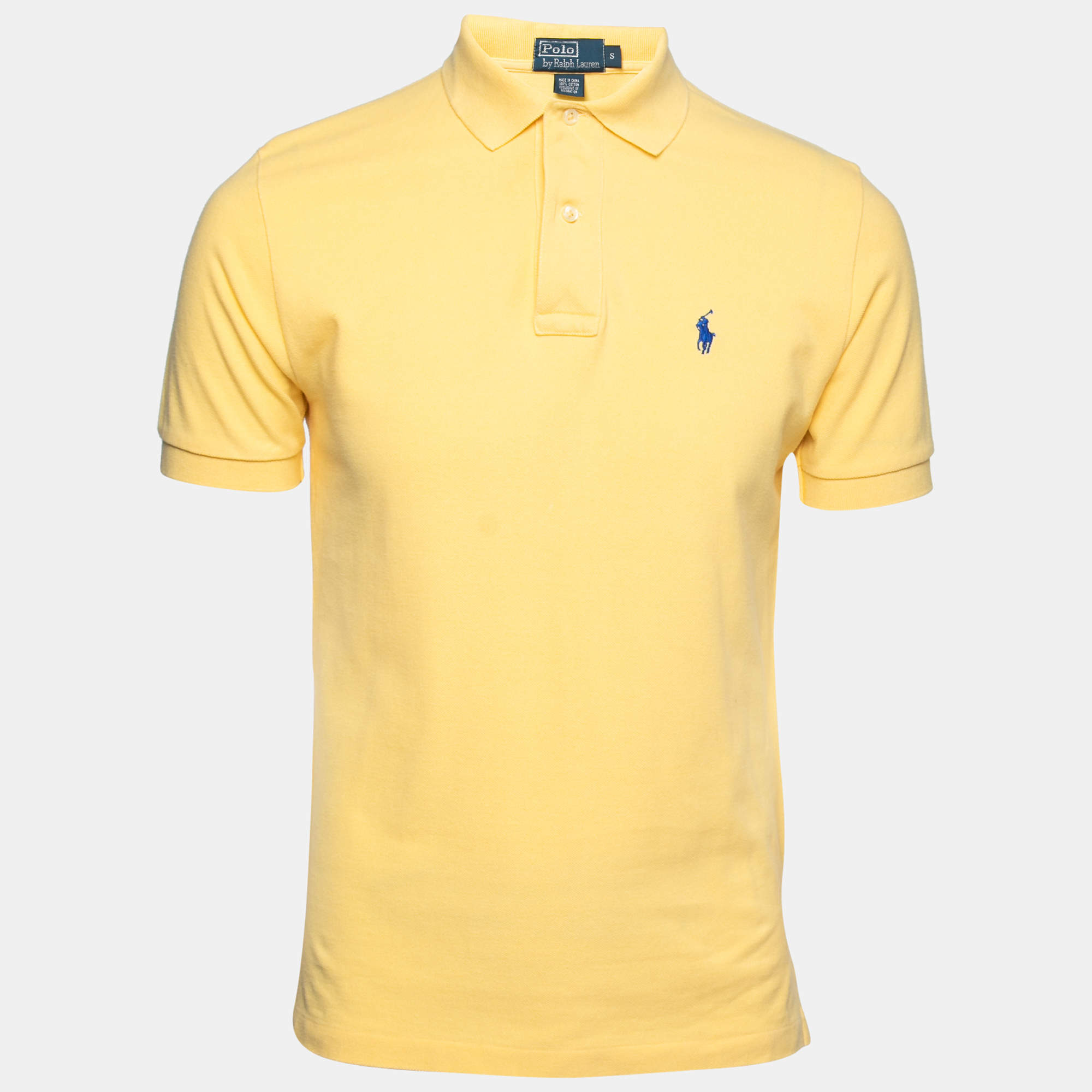 Polo Ralph Lauren Yellow Pique Sleeve Polo S Polo Ralph Lauren | TLC