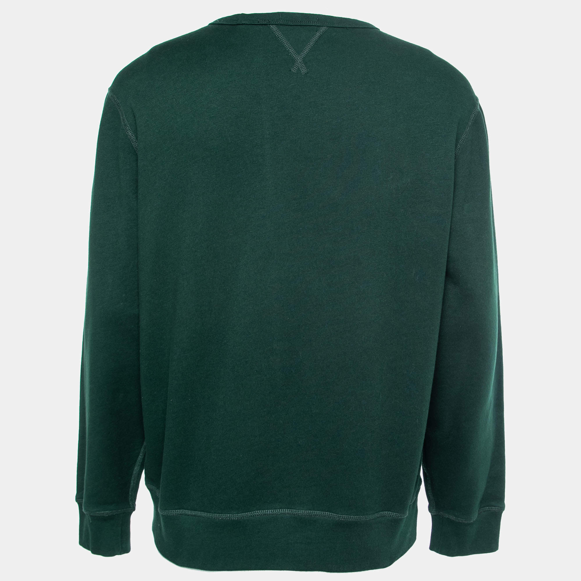 Polo Ralph Lauren Green Cotton Long-Sleeve Sweatshirt L Polo Ralph Lauren |  TLC