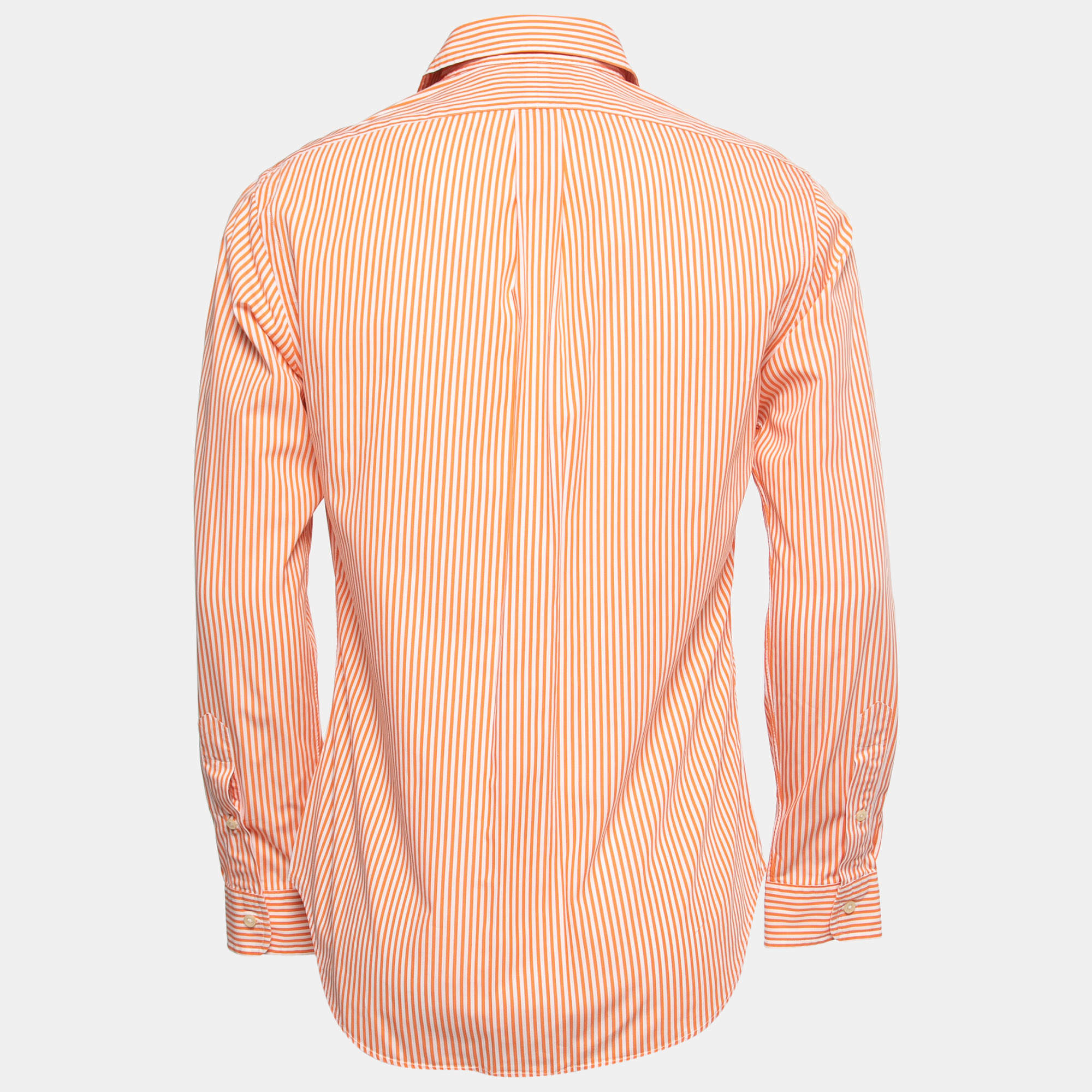Polo Ralph Lauren Button Down Checked Shirt in Orange for Men