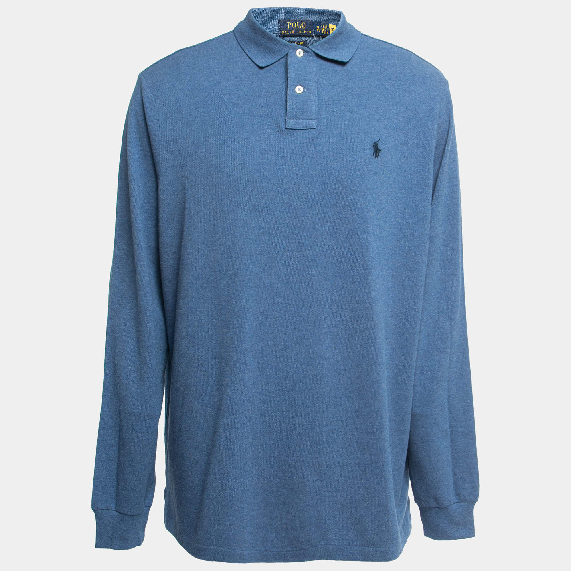 Ralph Lauren Long Sleeve Polo Shirt in Blue for Men