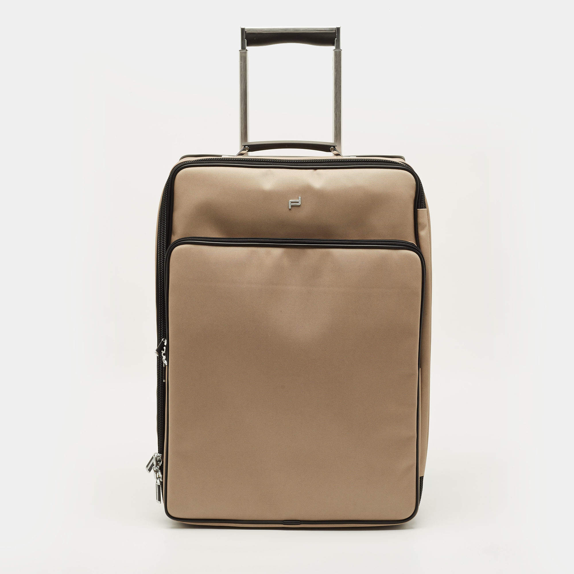 Pre Owned Porsche Design Roadster 3.0 Beige Fabric Suitcase