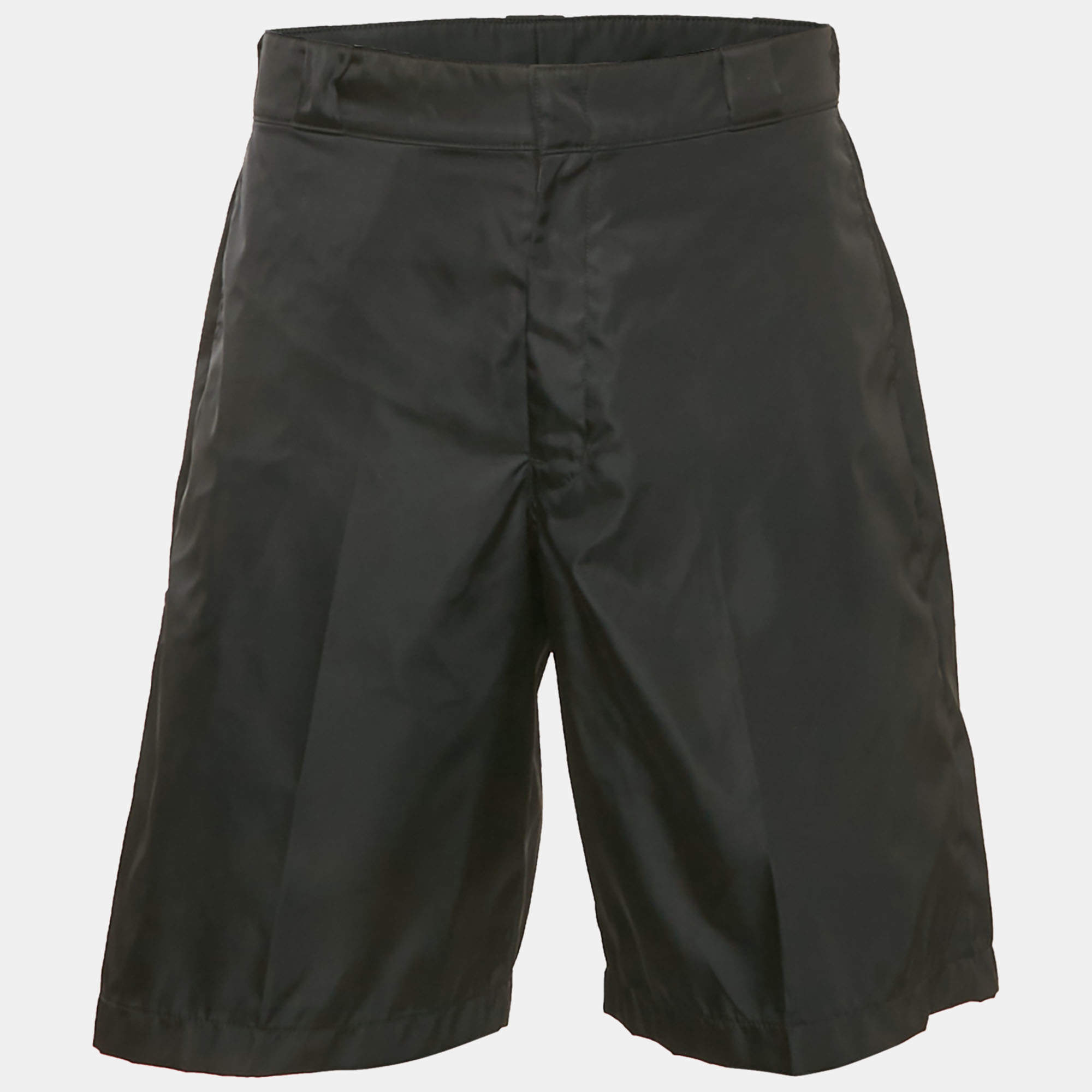 Prada Black Re-Nylon Regular Shorts M