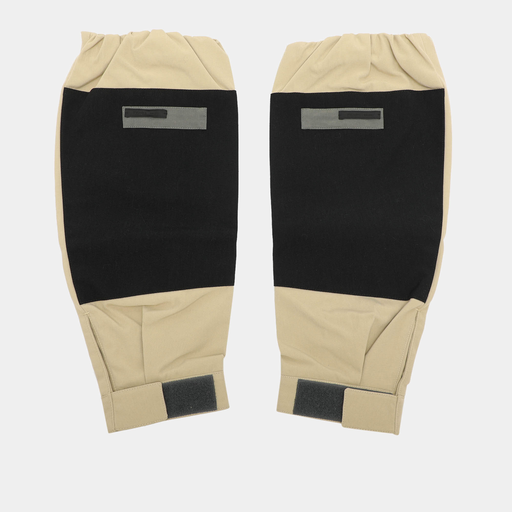Pre Owned Prada Beige/Black Nylon Leg Warmers M