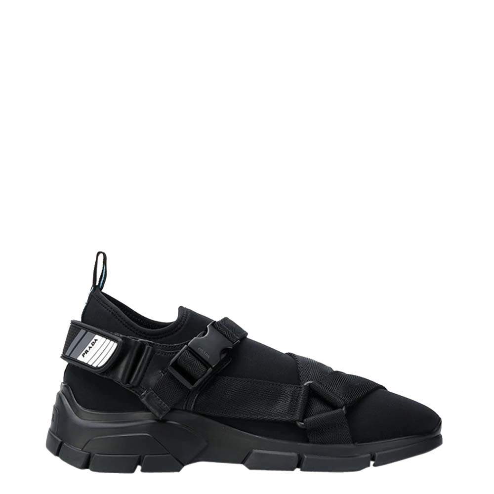 prada black sock shoes