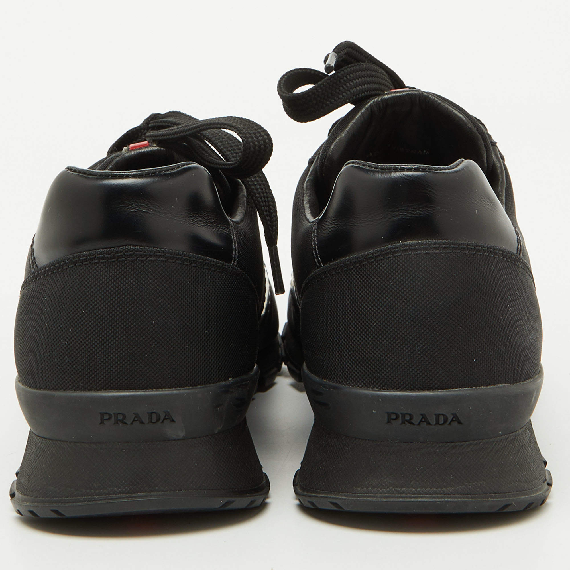 Prada Sport Patent Leather and Mesh Velcro Low Top Sneakers Prada Sport Patent Leather and Mesh Velcro Low Top Sneakers