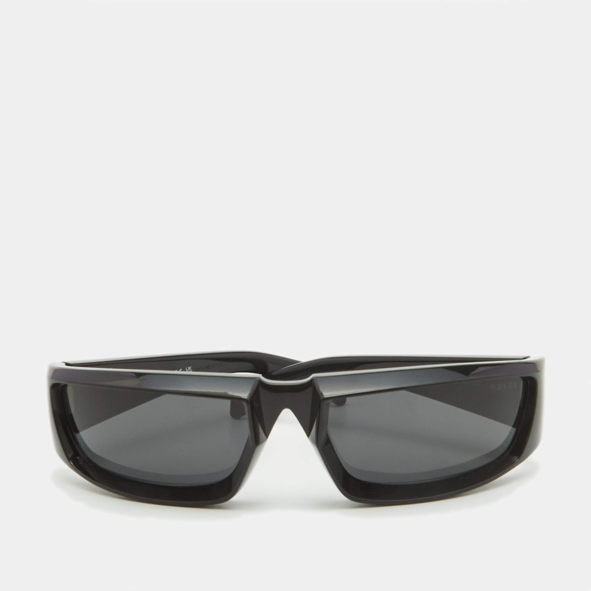 Prada Black SPR25Y Runaway Shield Sunglasses