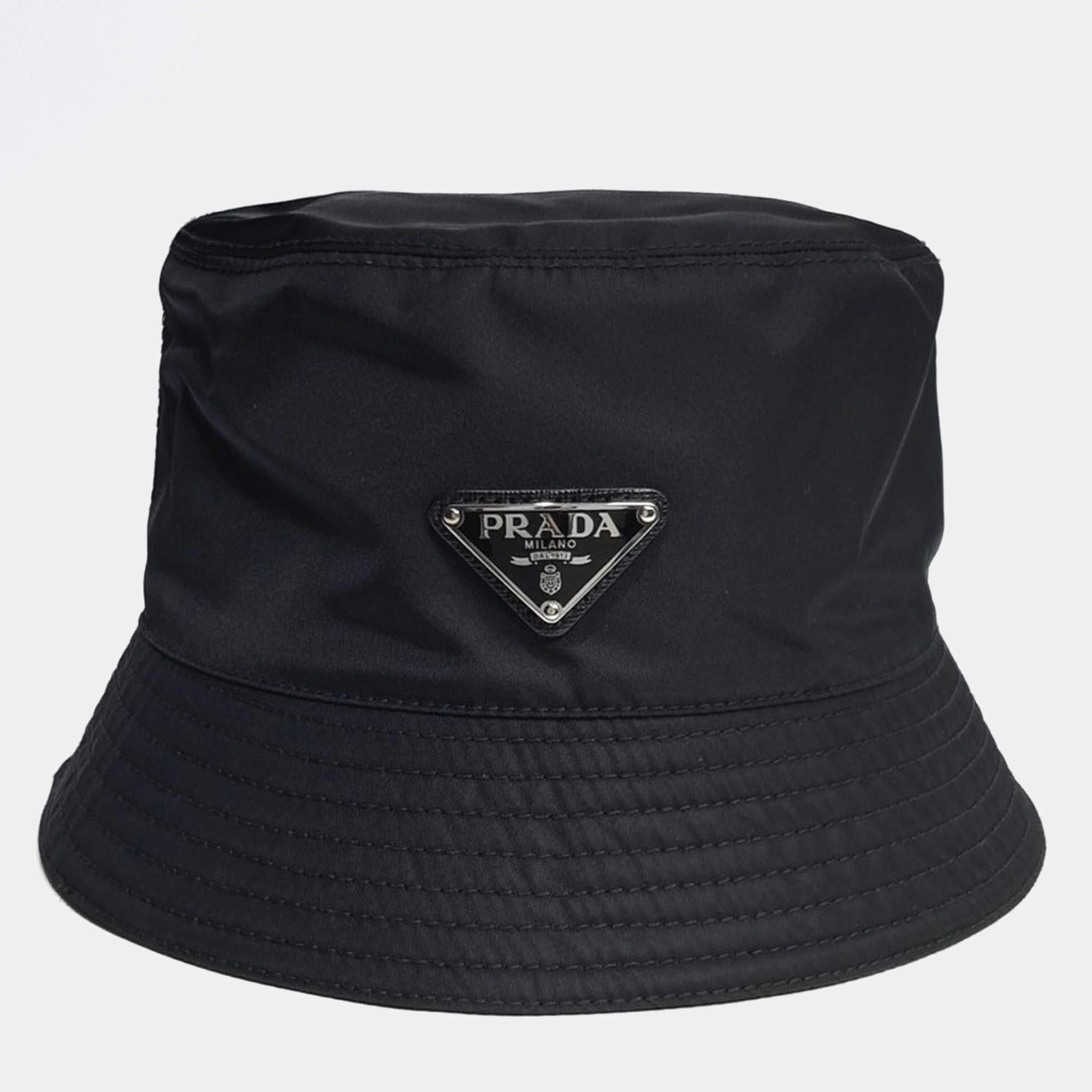 Pre Owned Prada Re-Nylon Bucket Hat