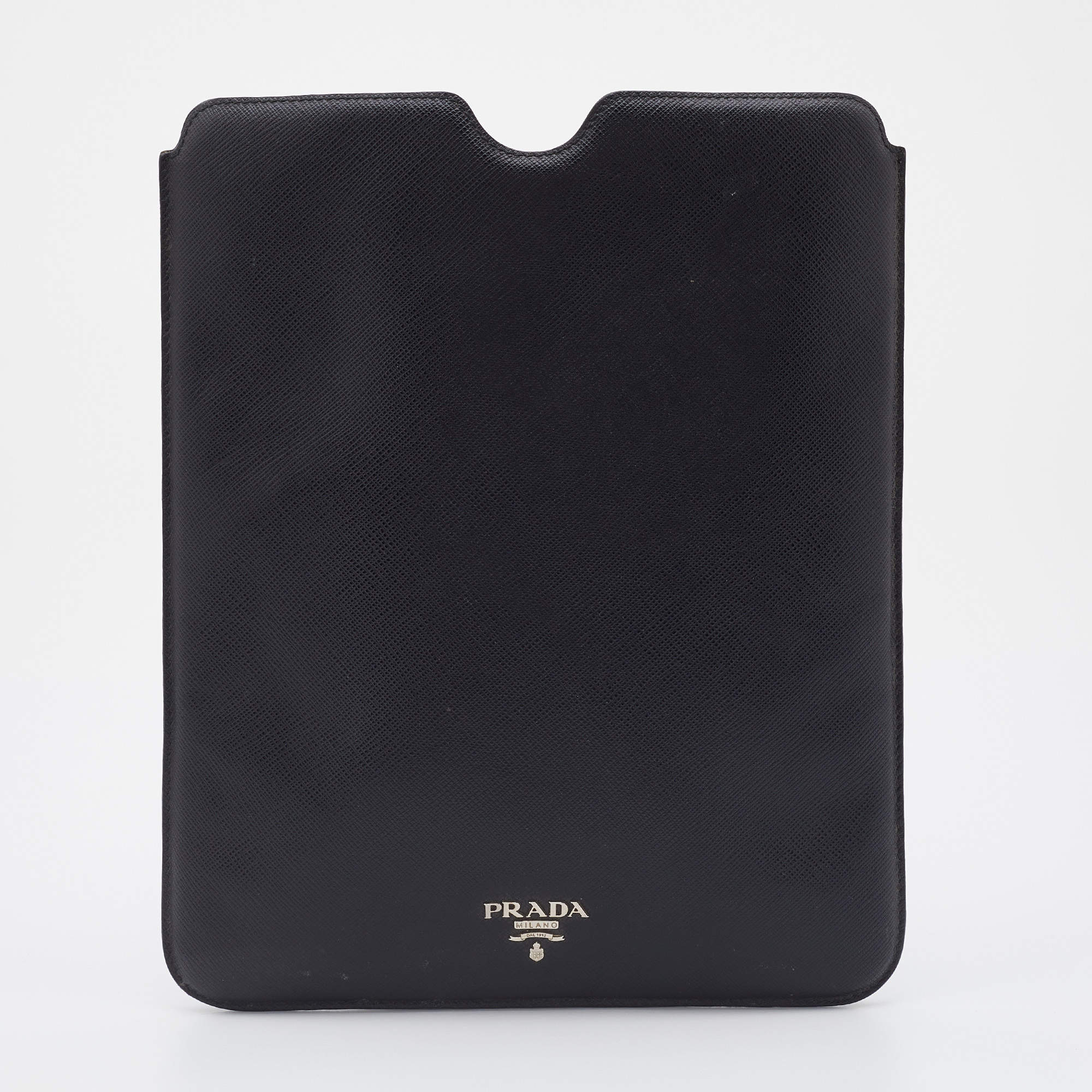 Prada Black Saffiano Leather iPad Cover