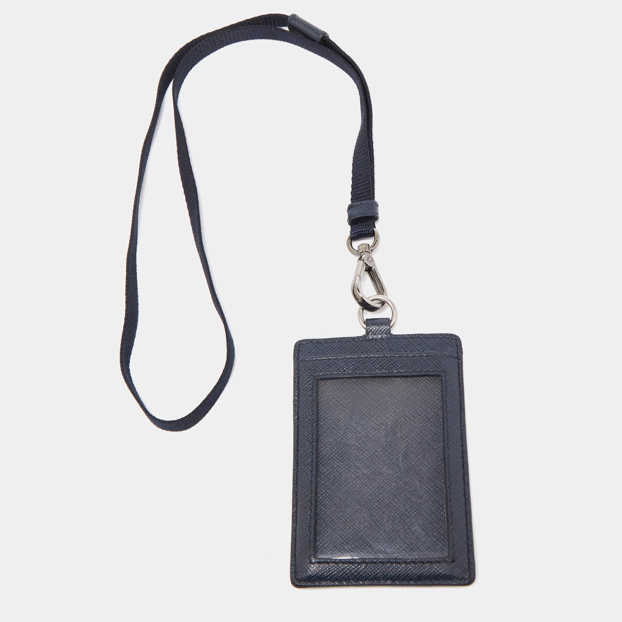 Prada Saffiano Badge Holder - ShopStyle Wallets