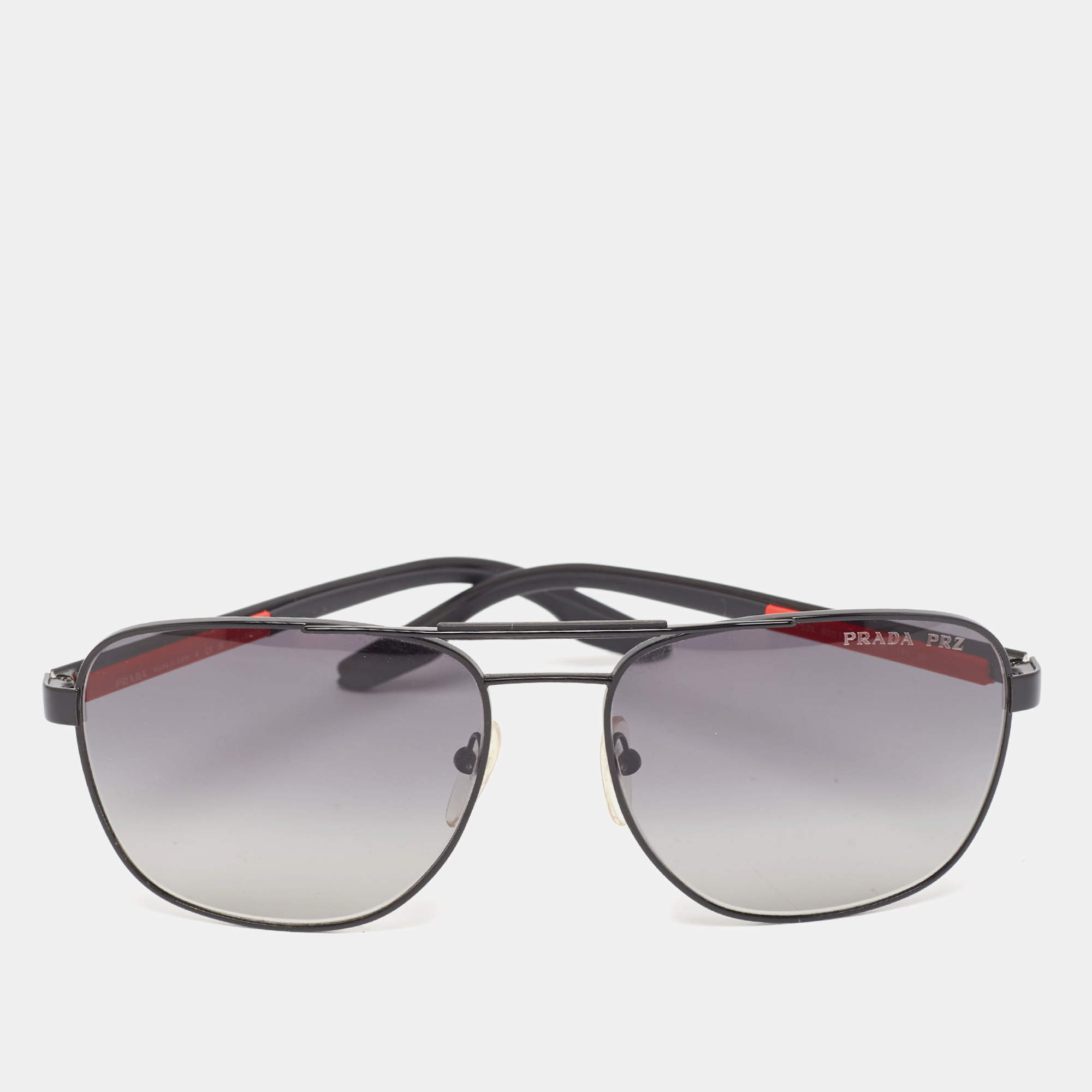 Prada Sport Black/Red Gradient SPS53X Linea Rossa Sqaure Sunglasses