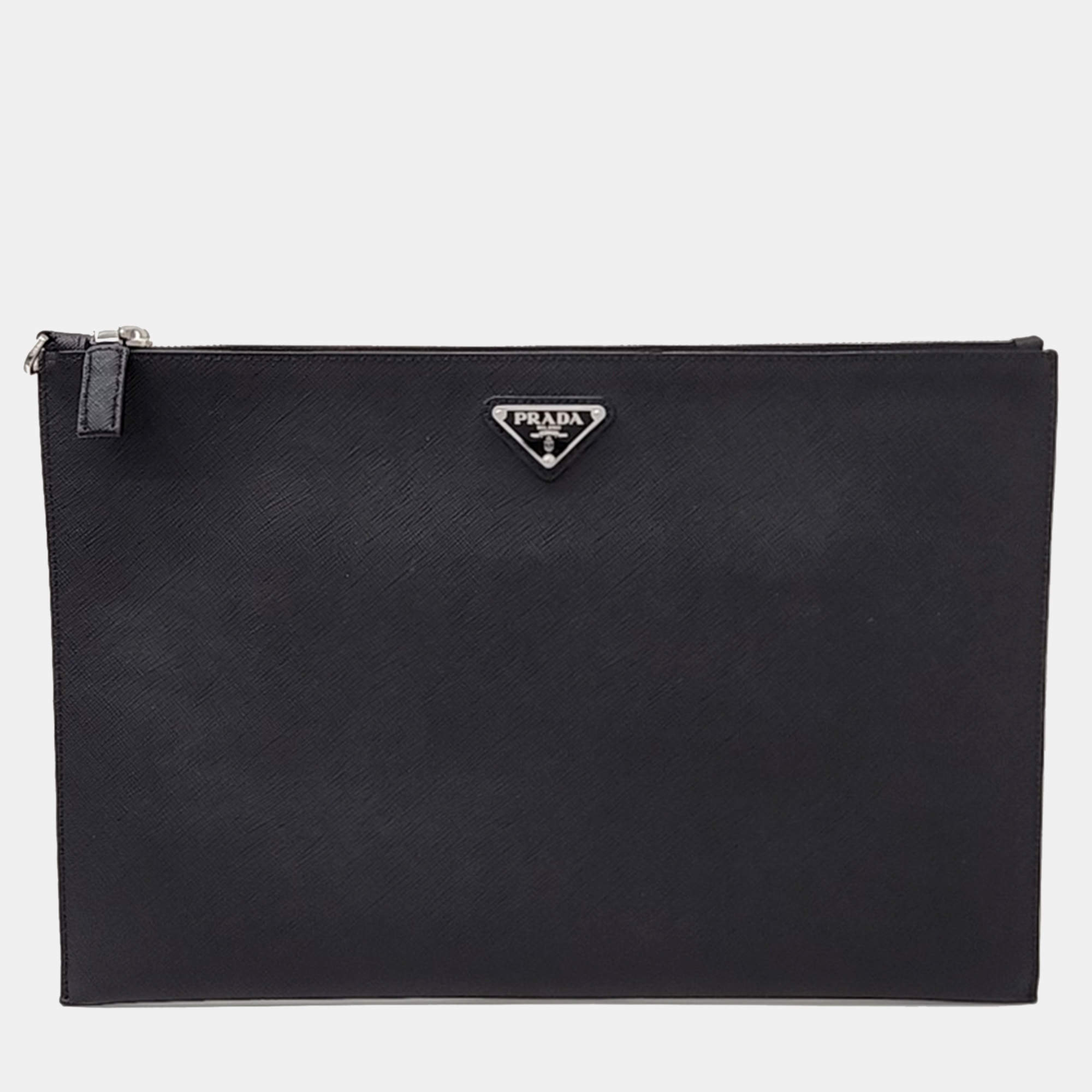 Prada Saffiano Clutch