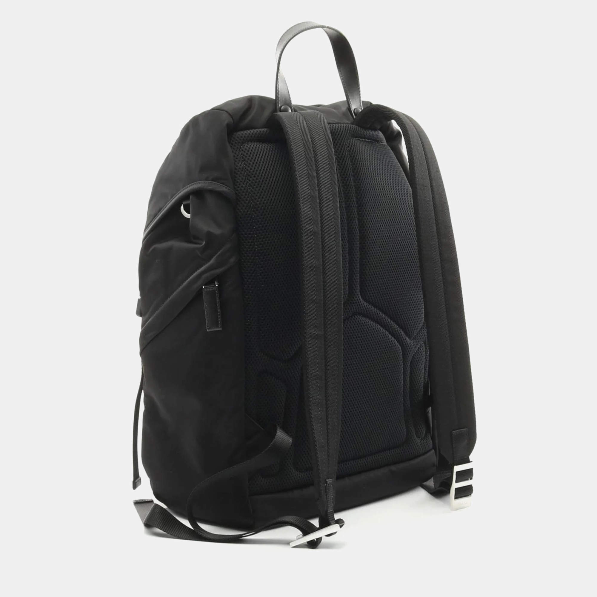 90s prada archive buckle design backpack