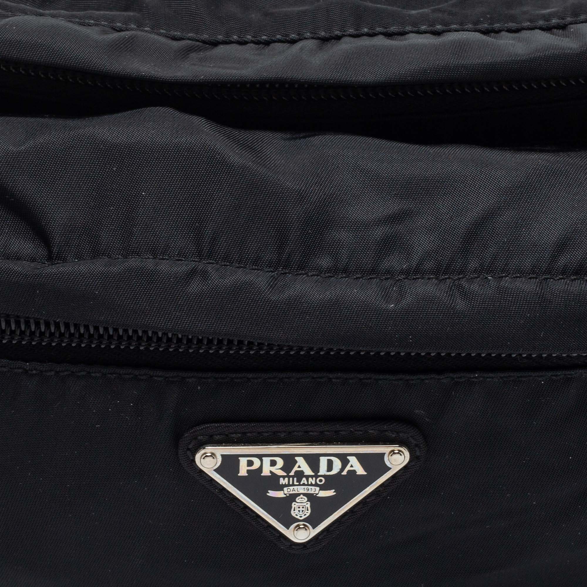Belt bag Prada Black in Polyester - 36912696