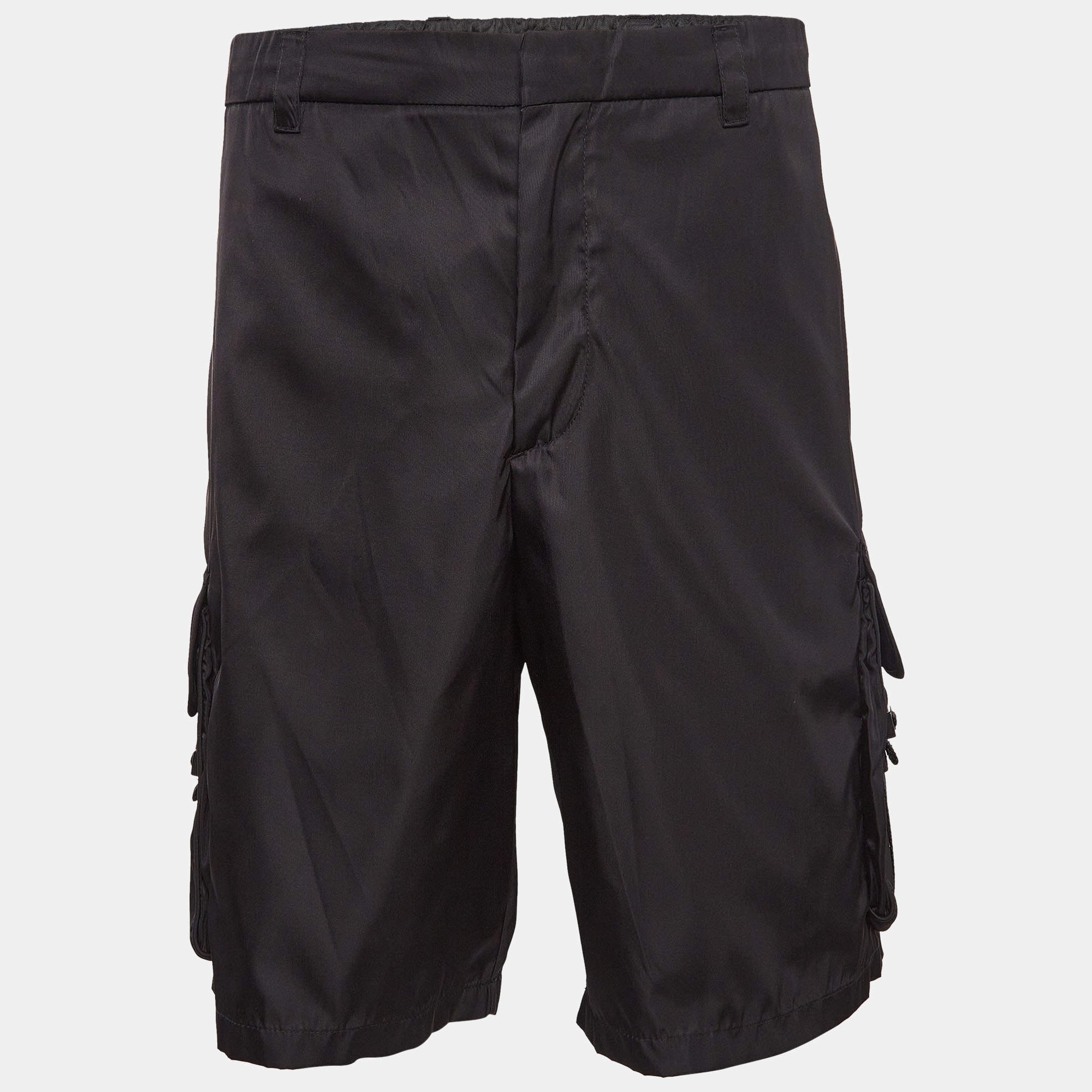Prada Black Re-Nylon cargo Shorts XXL