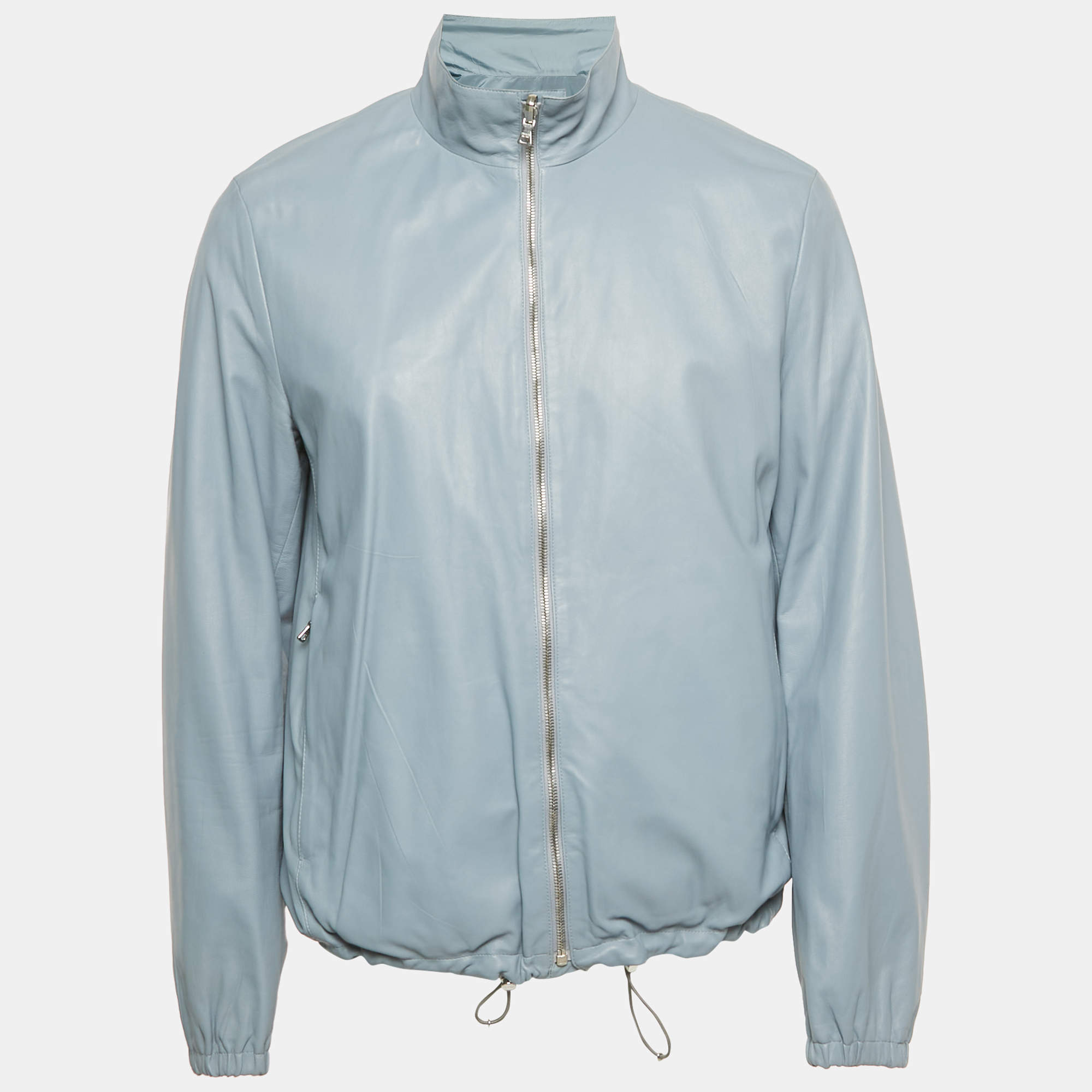 トップス PRADA TECHNO TECHNICAL KNIT ZIP JACKET SS19 Prada Techno Technical Knit Zip Up - Womens 6-8 – Holsales