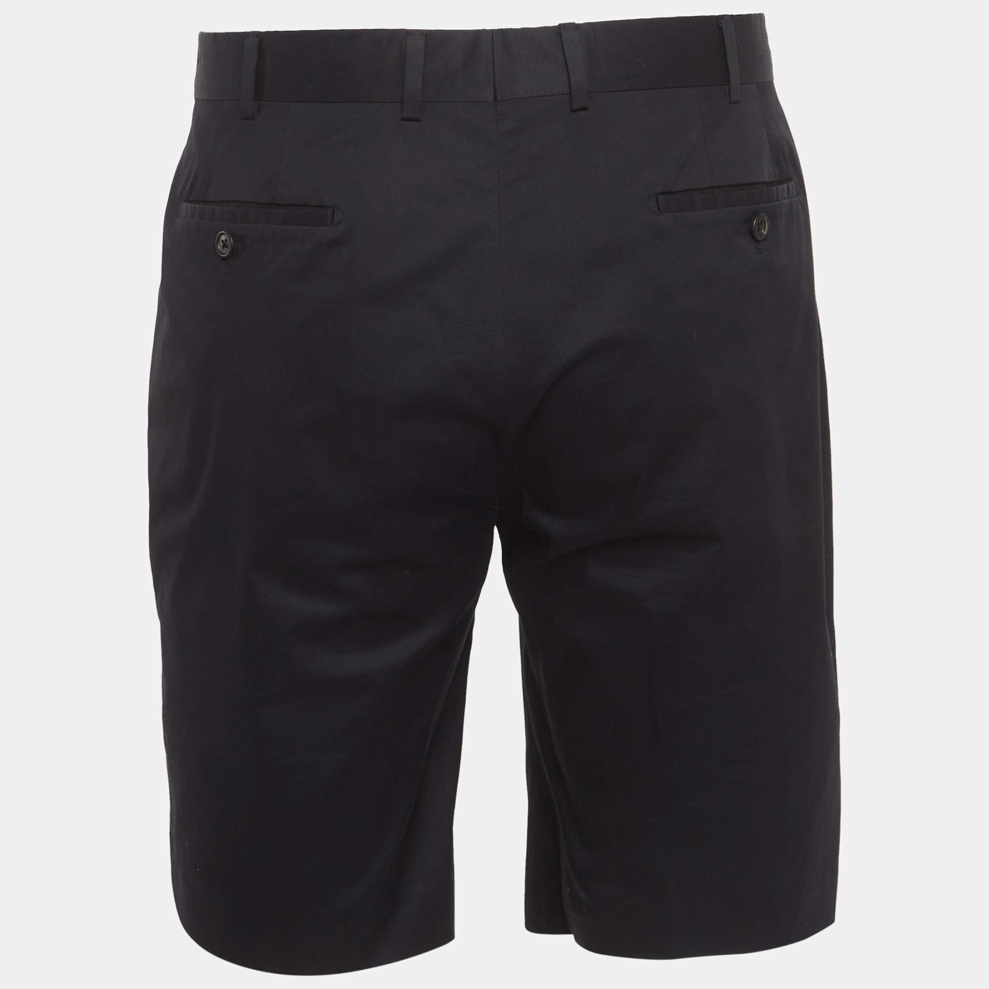 Prada Black Nylon Gabardine Bermuda Shorts M Prada | TLC