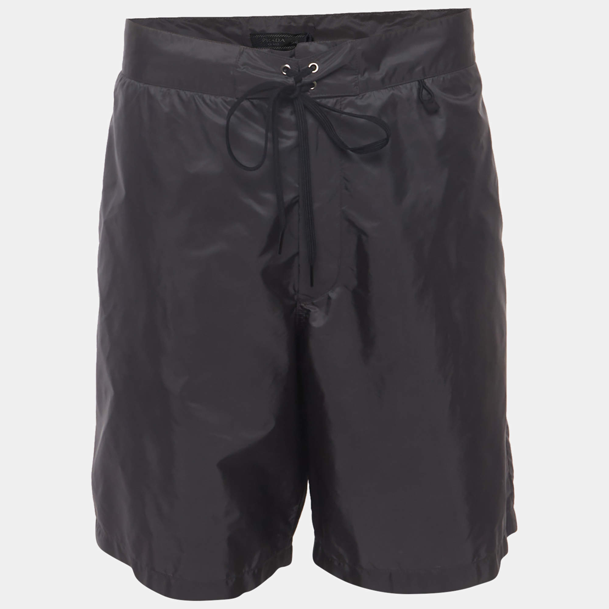 Pre Owned Prada Grey Nylon Swim Shorts XXL