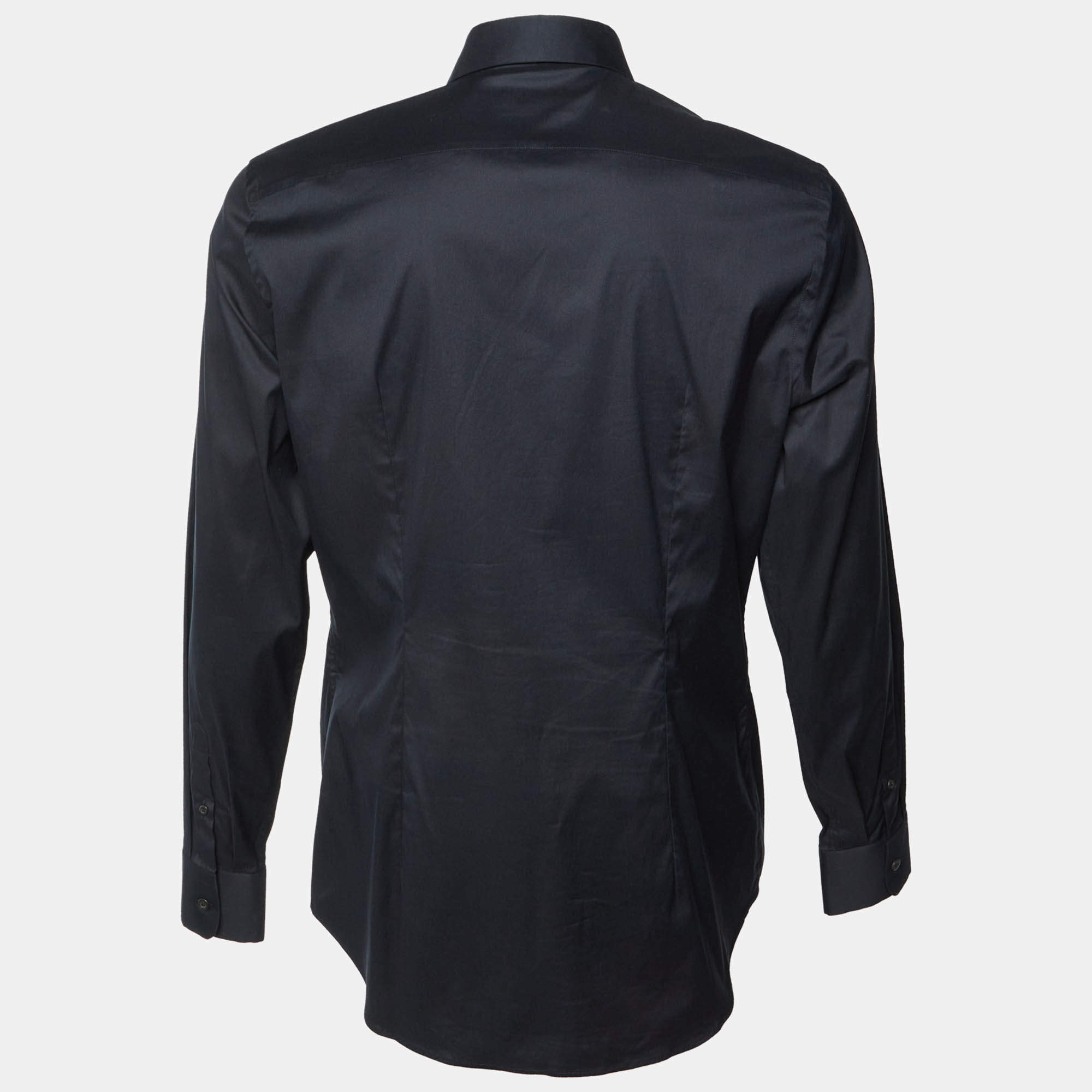prada black dress shirt Prada Cotton Shirt