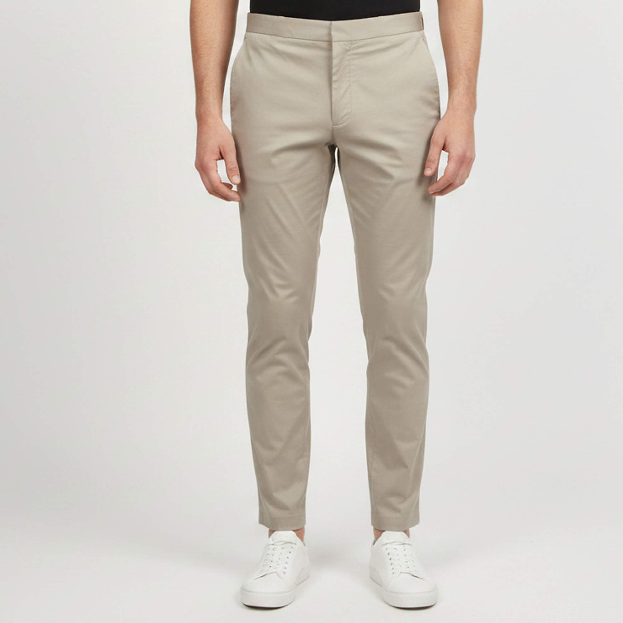 Pre Owned Prada Beige Cotton Blend Regular Fit Trousers XL 