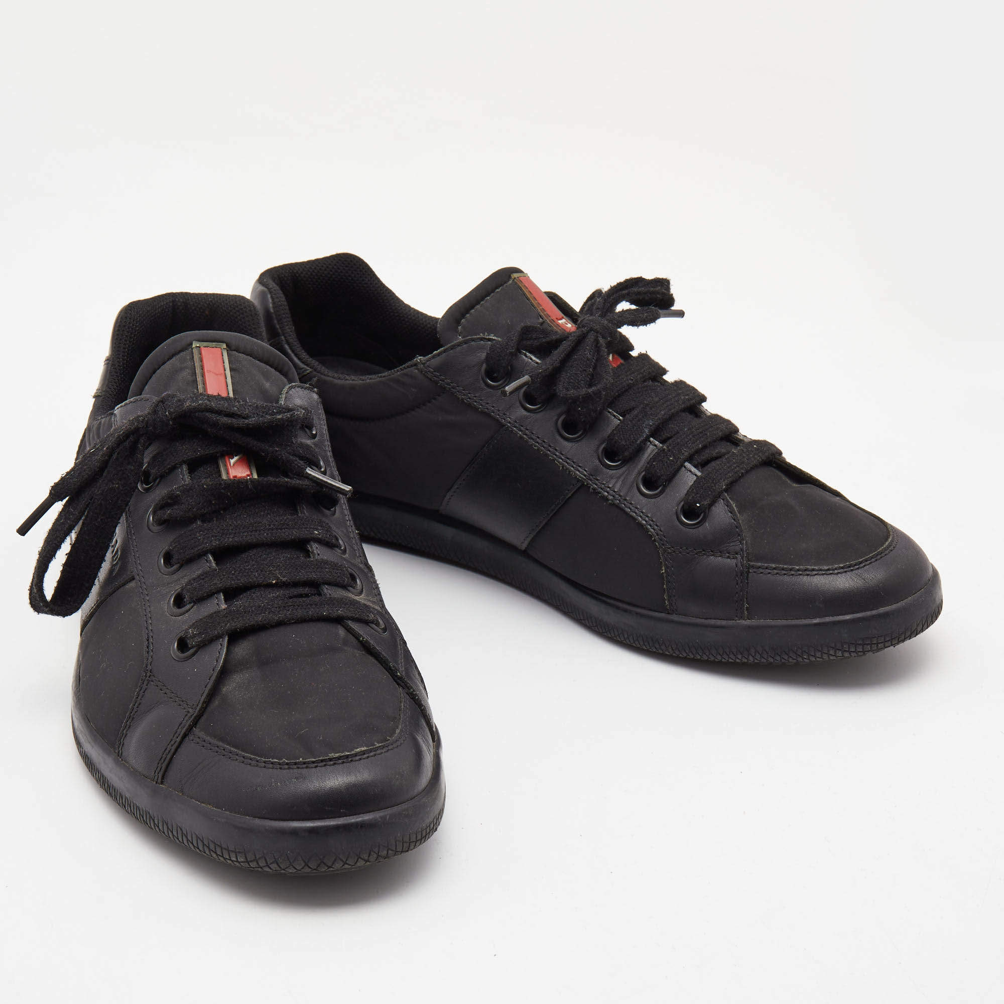 White mens outlet prada trainers