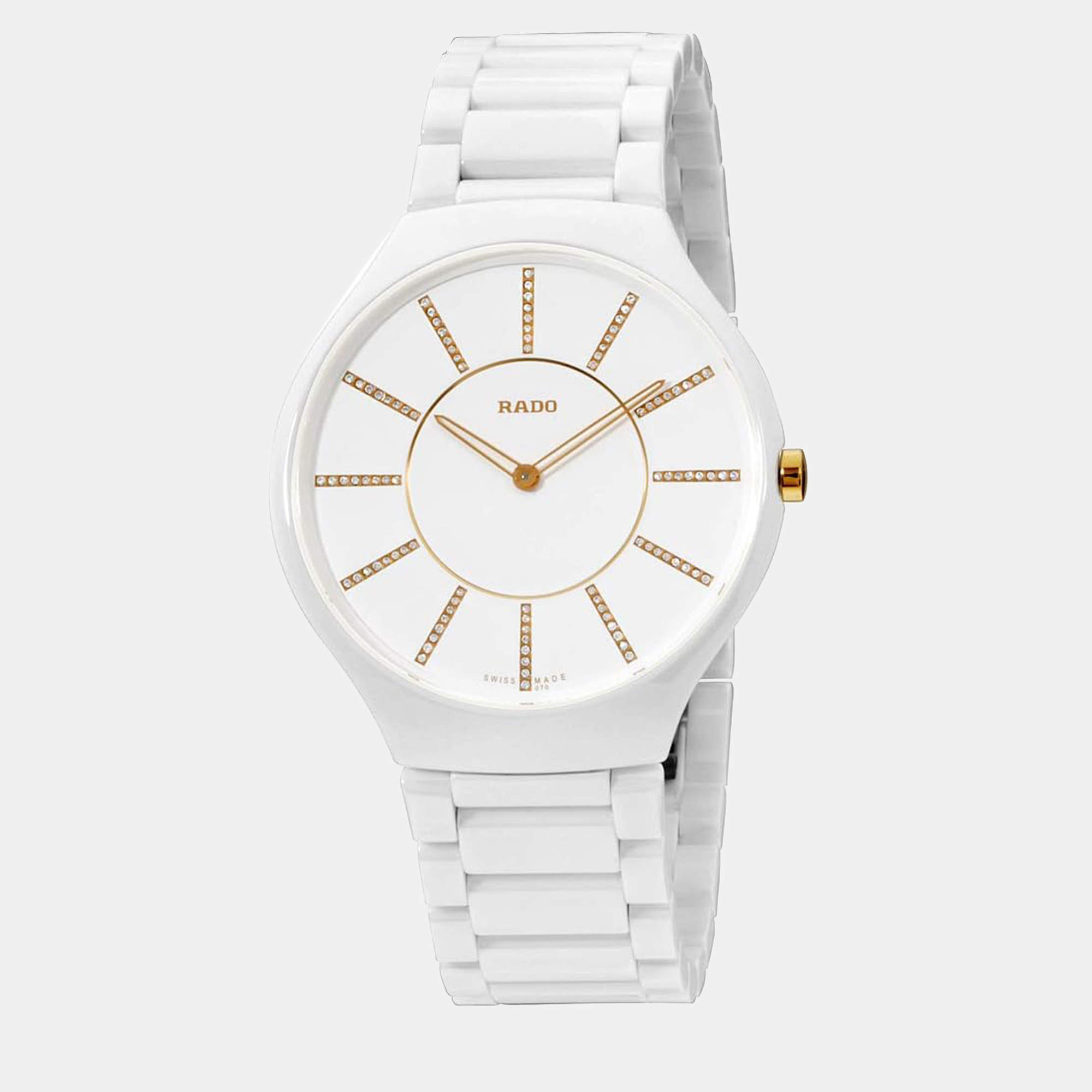 Rado White ceramic watch 39 mm