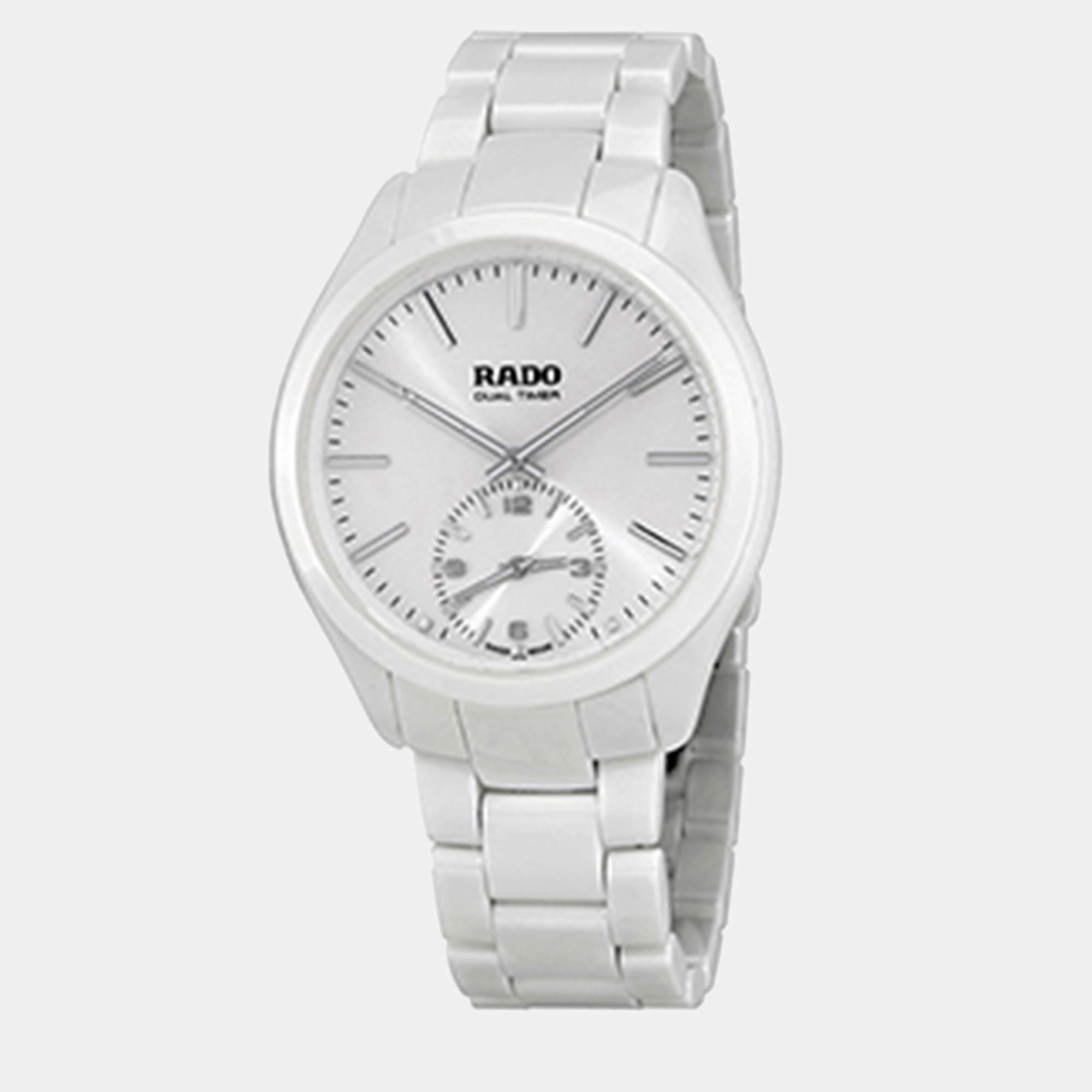 Rado White Ceramic watch 42 mm