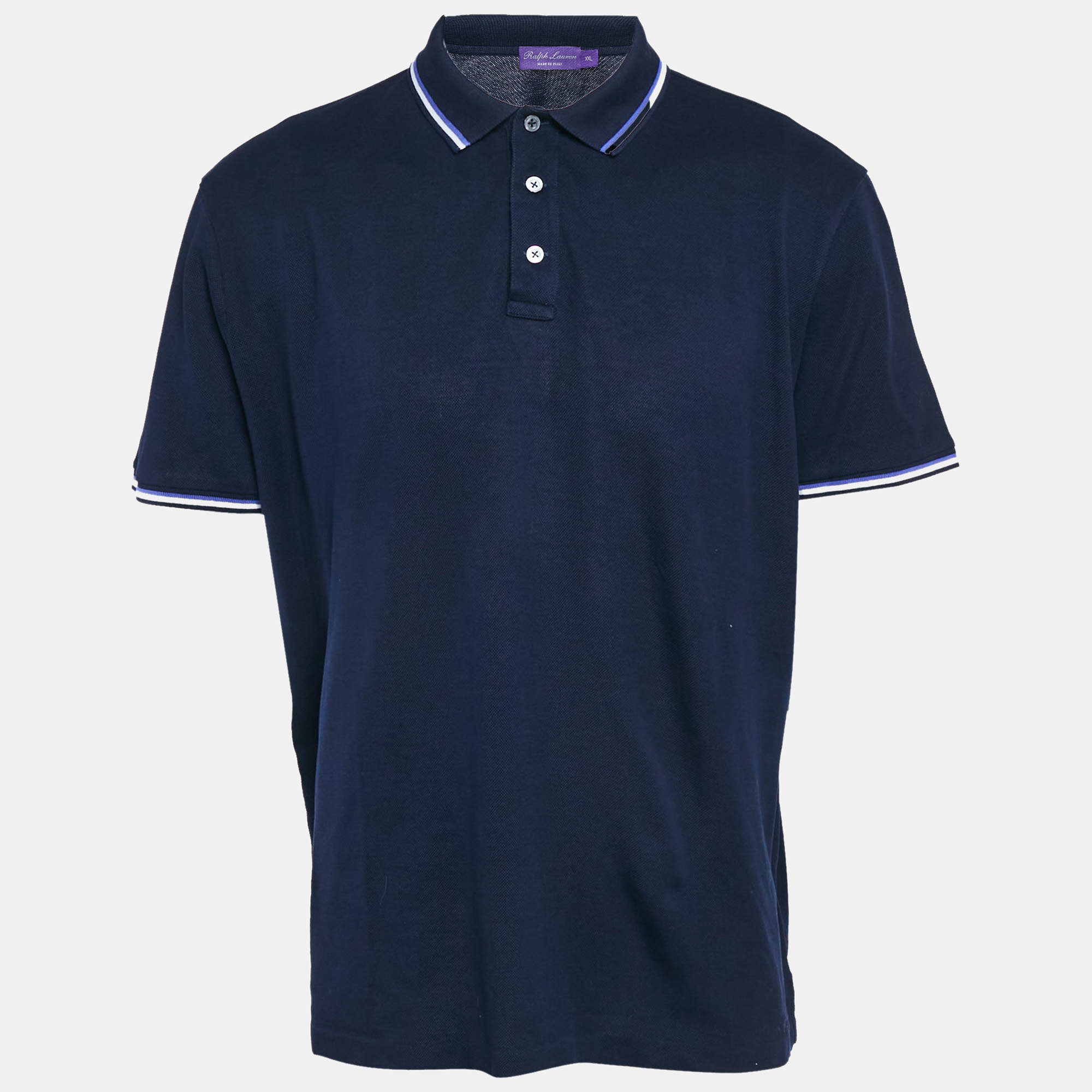 【美品】RALPH LAUREN PURPLE LABEL ポロシャツ 青 XS resize_image.php?image=