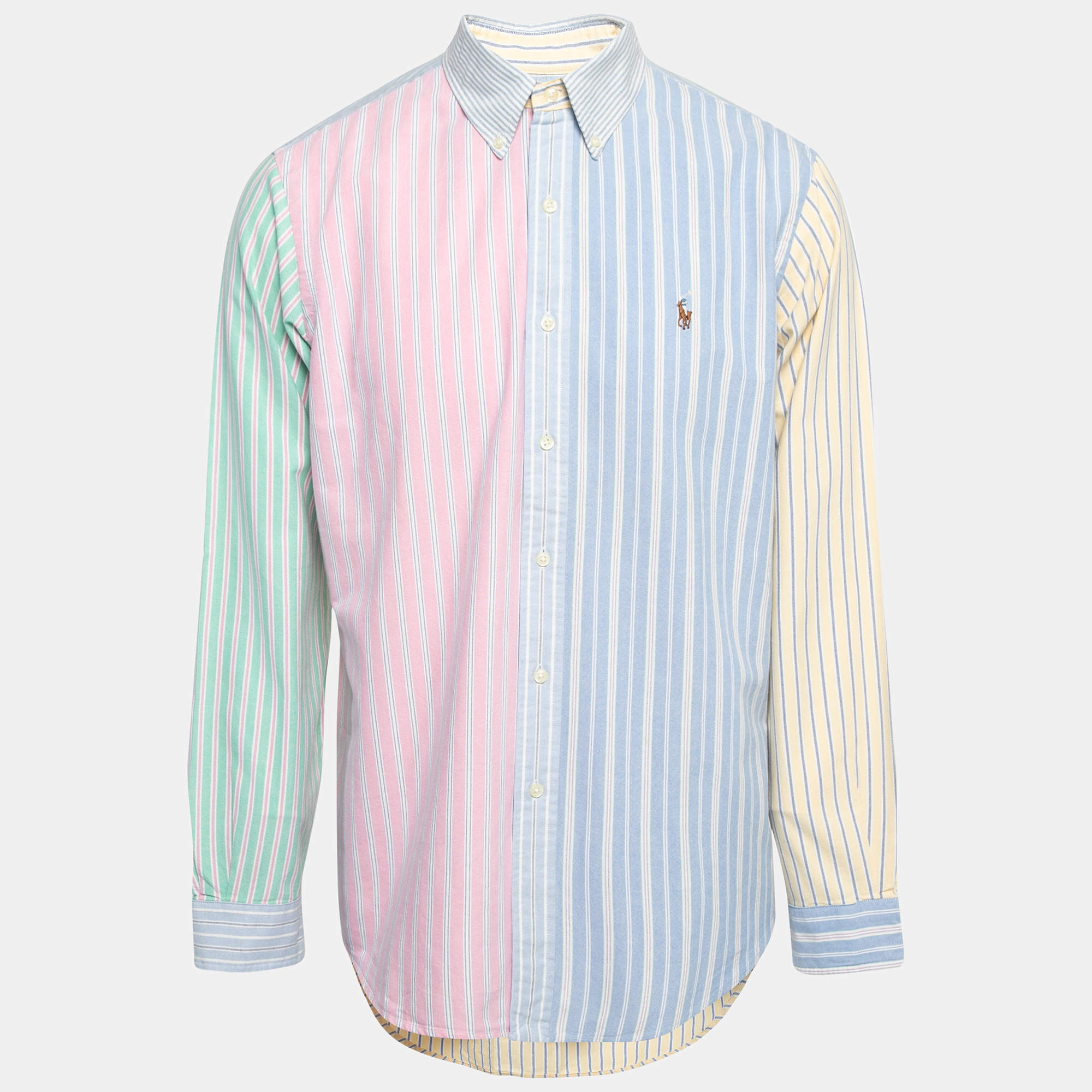 Polo Ralph Lauren - Authenticated Shirt - Cotton Multicolour Striped for Men, Never Worn