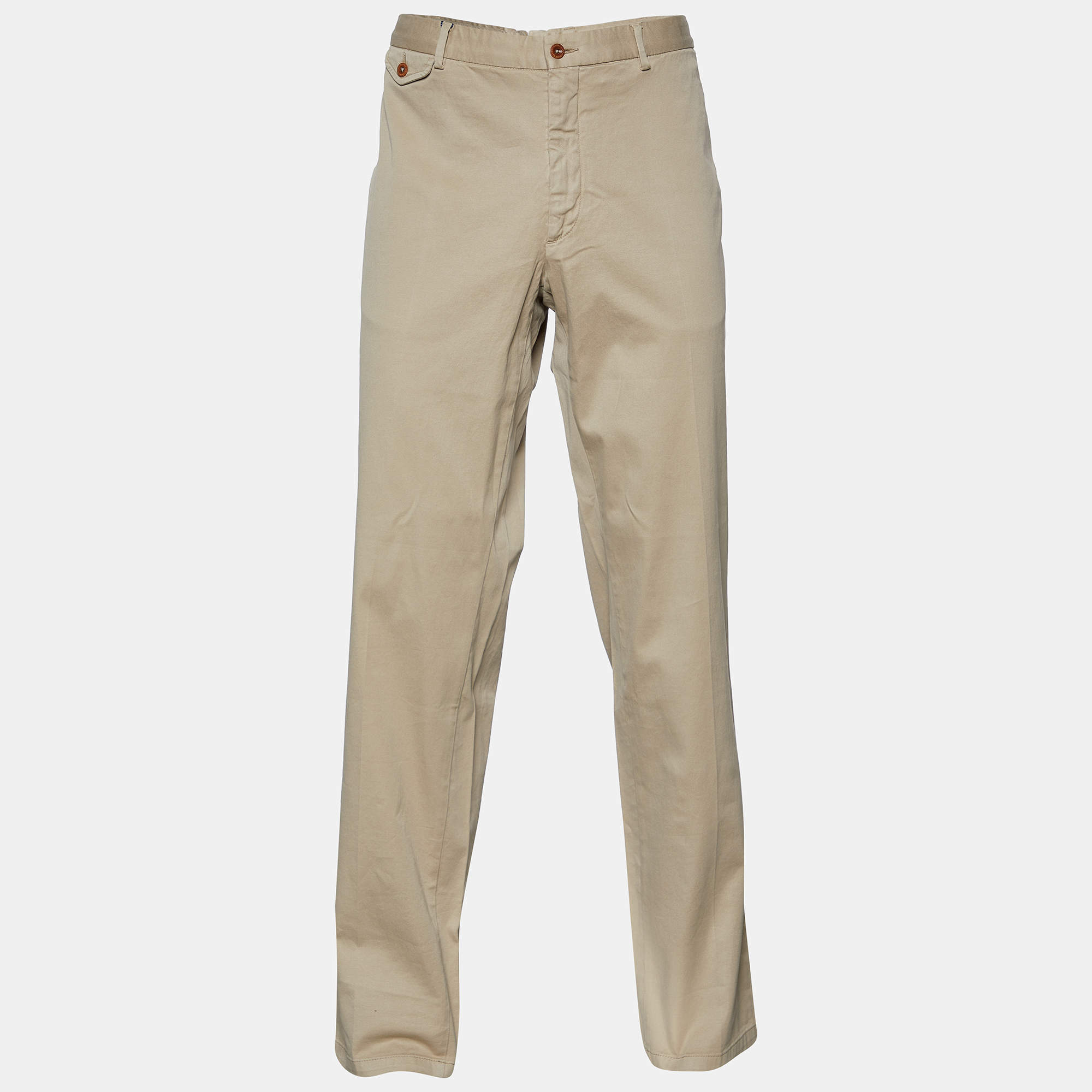 Polo Ralph Lauren Beige Cotton Straight Leg Pants XXL