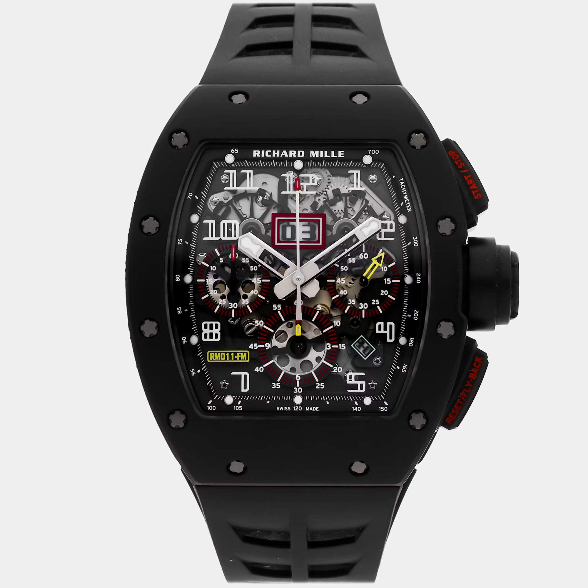 Richard Mille RM011 Felipe Massa RM011 AL CA Automatic Men's Wristwatch 40 mm