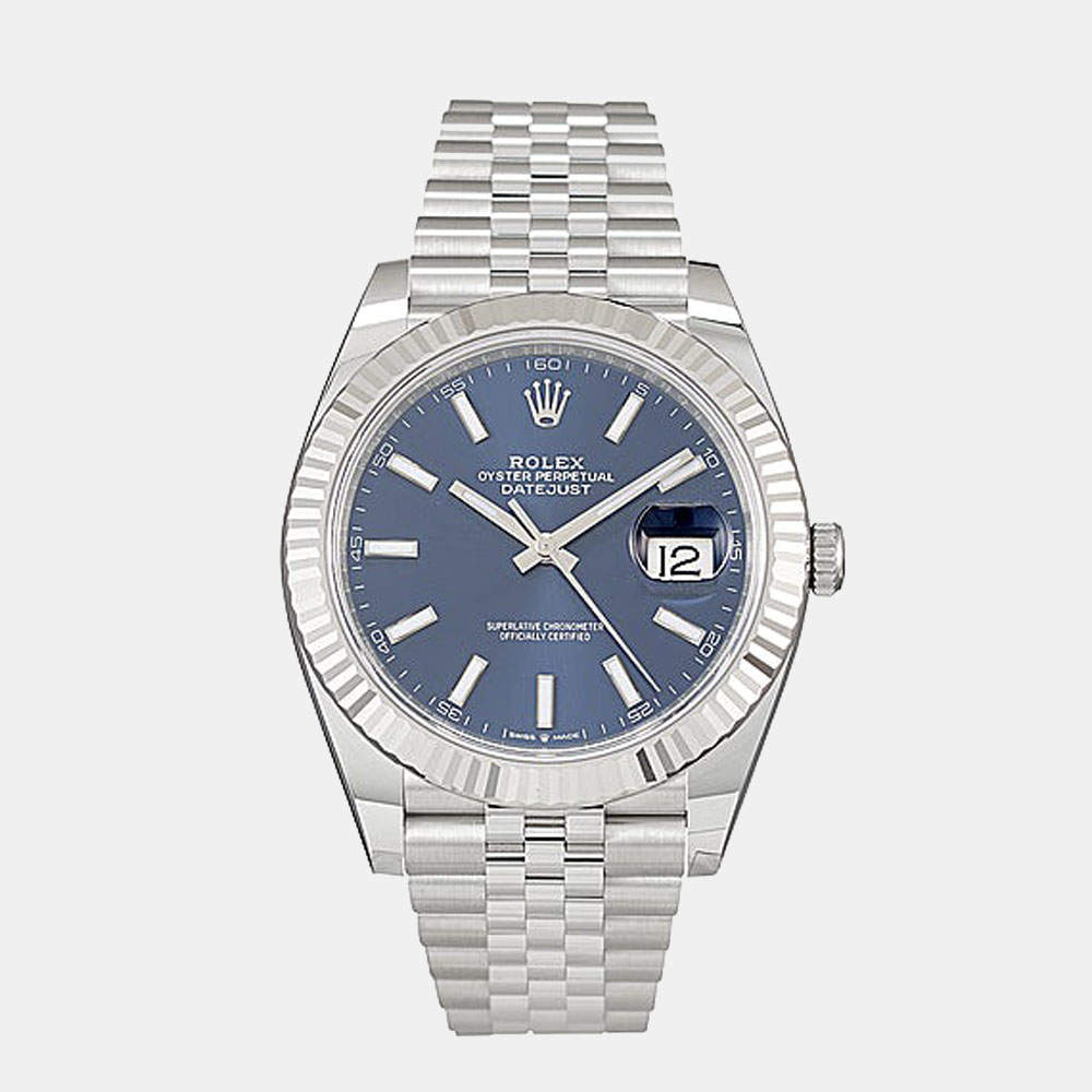 Rolex blue dial online datejust 41