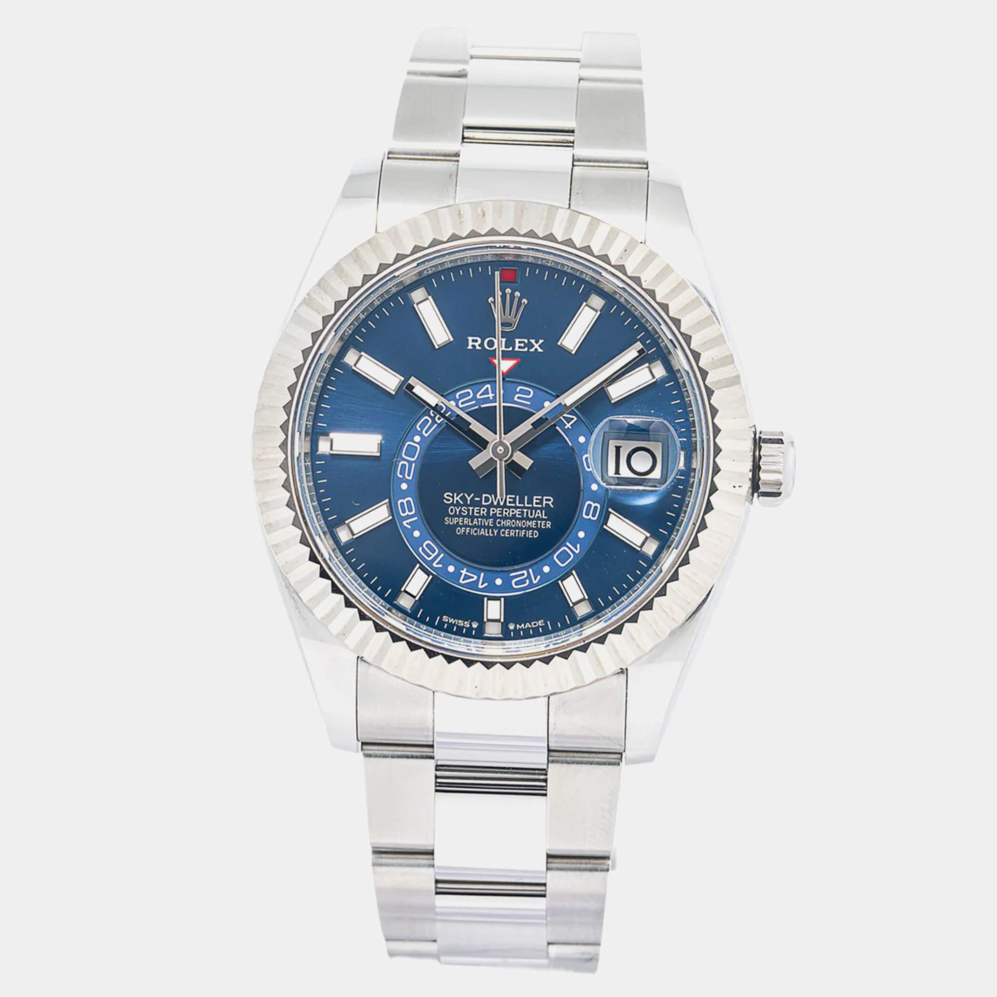 Rolex Sky-Dweller 336934 Automatic Blue Stainless Steel Men's Wristwatch 42mm