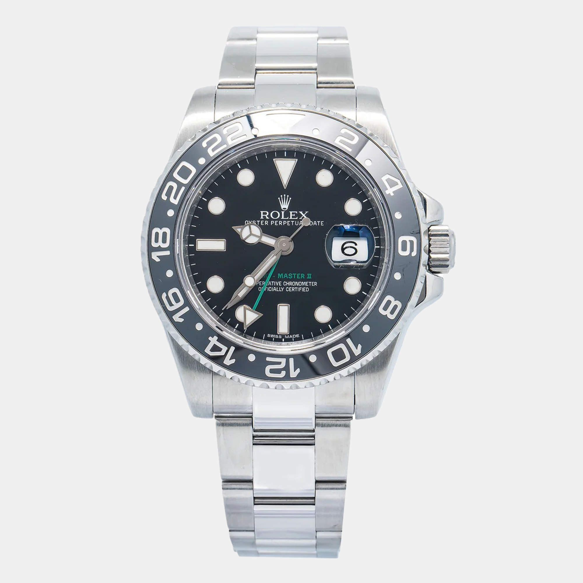 Rolex GMT-Master II 116710LN Automatic Black Stainless Steel Men's Wristwatch 40 mm