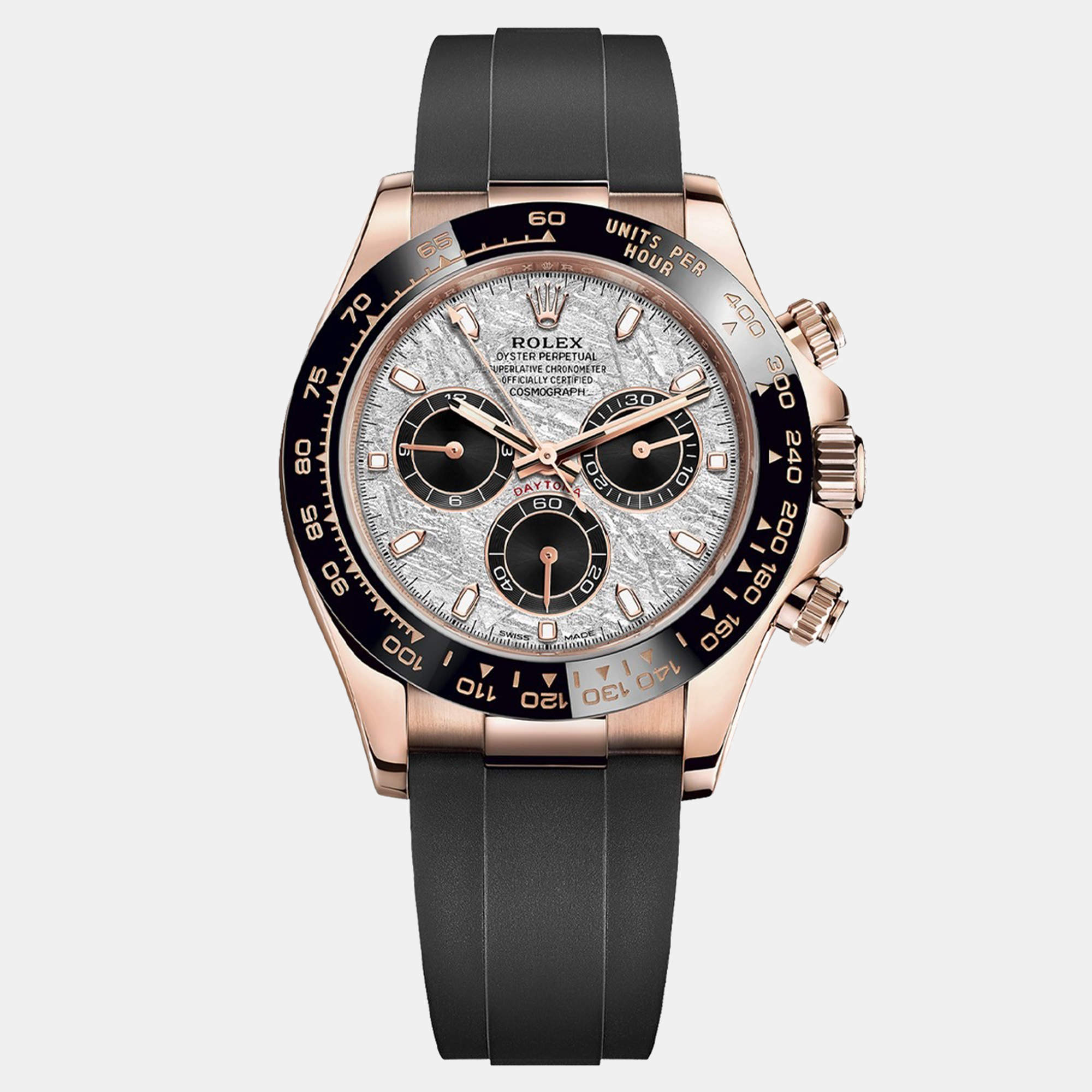 Pre Owned Rolex Cosmograph Daytona 116515LN-0055 Automatic Silver 18k Everose Gold Men's Watch 40 mm