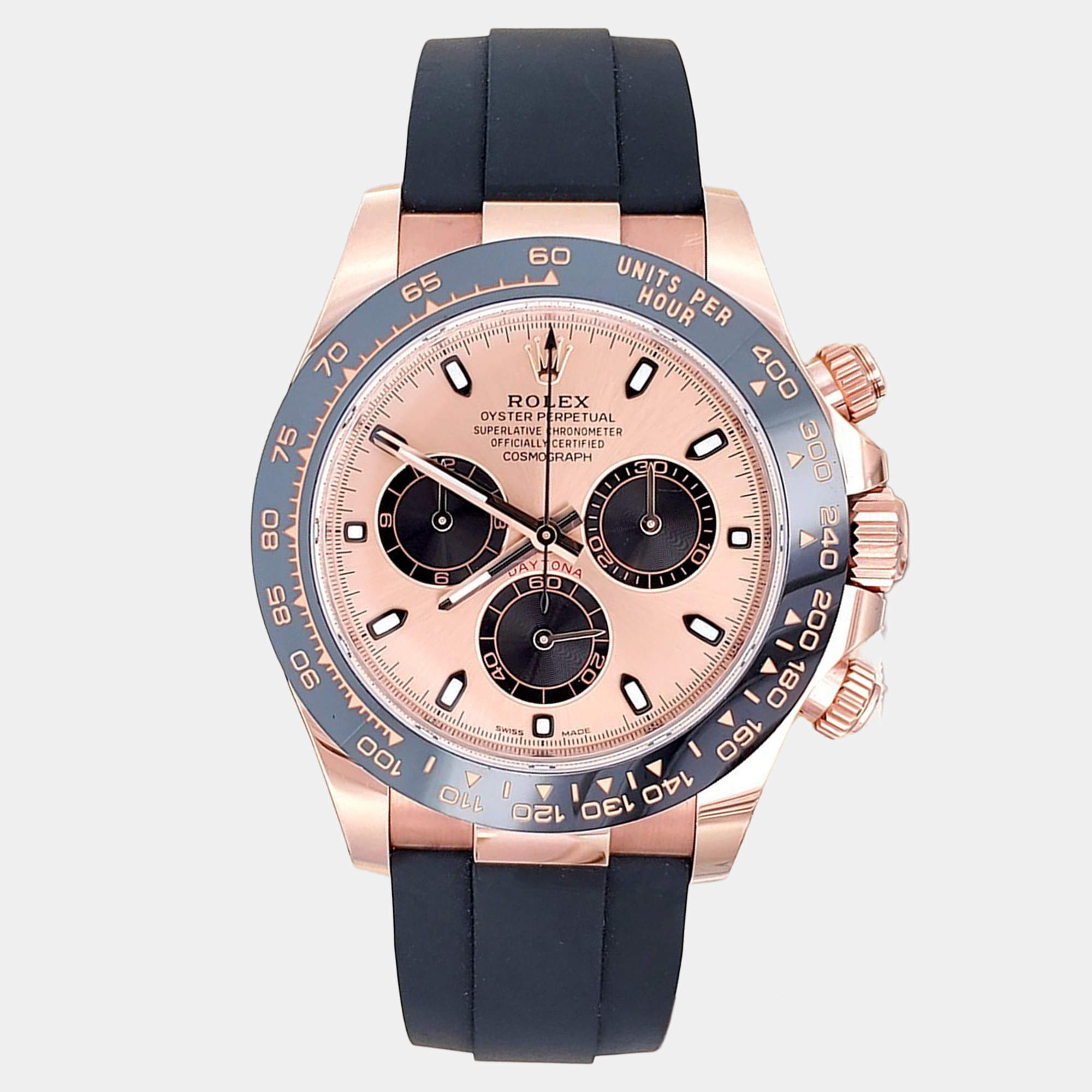 Pre Owned Rolex Cosmograph Daytona 116515LN Automatic 18k Rose Gold Men's Wristwatch 40 mm