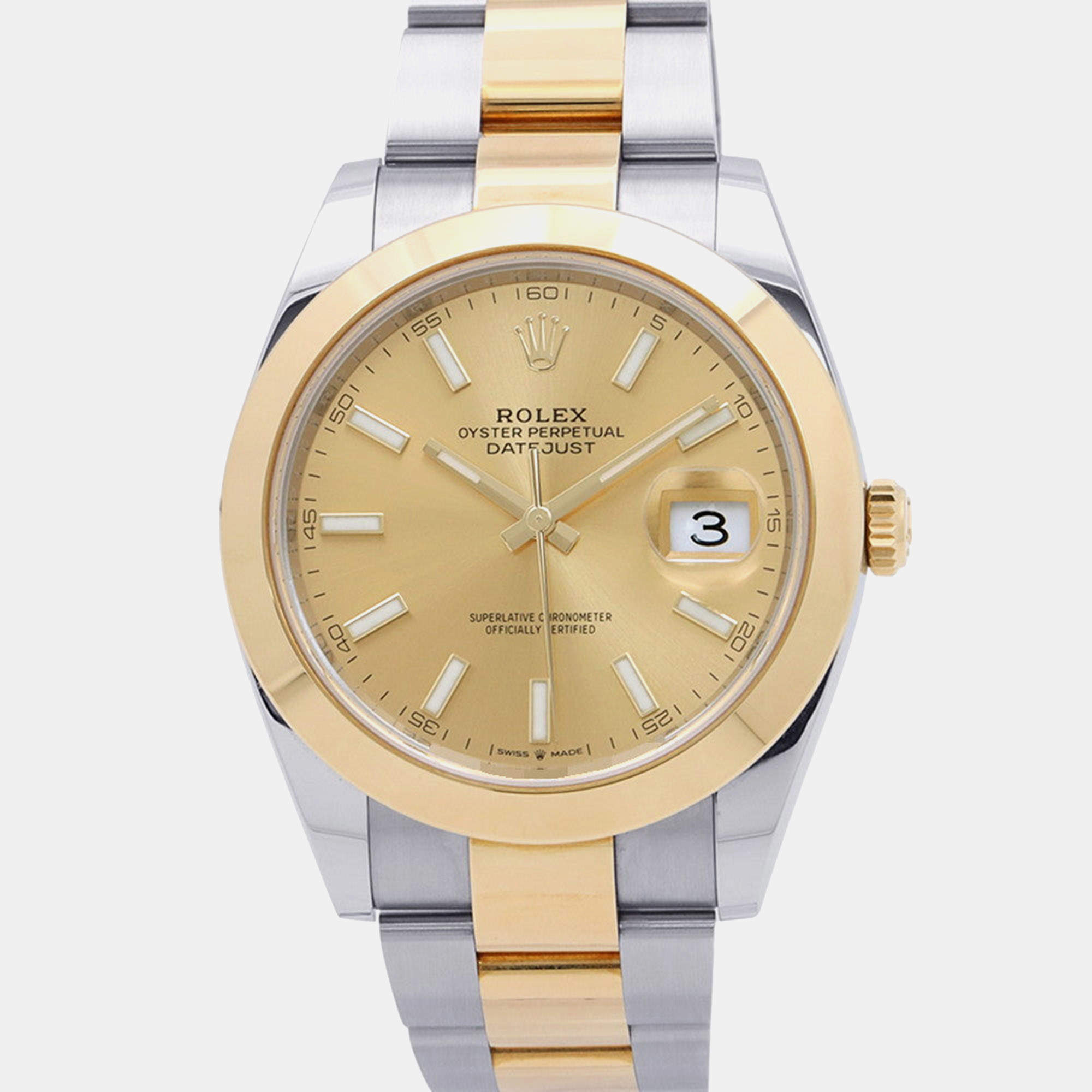 Pre Owned Rolex Datejust 126303 Gold 18K Yellow Gold, Stainless Steel Automatic Men's Watches 41mm